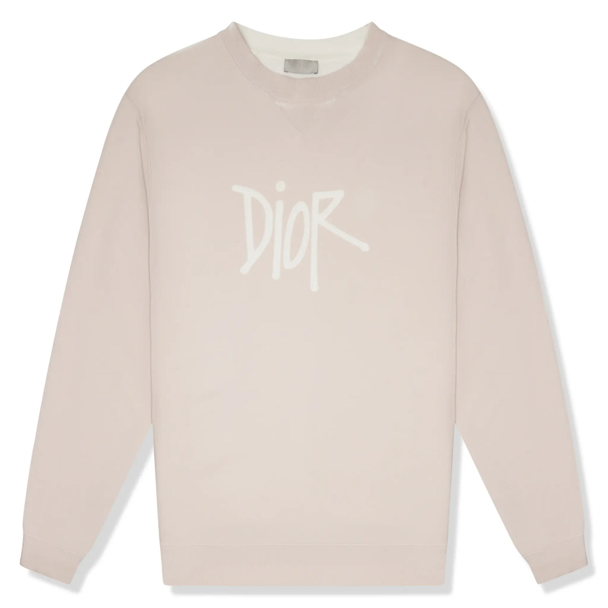 Preloved - Dior x Shawn Stussy Bee Garment-Dyed Pink Sweatshirt Preloved - Dior x Shawn Stussy Bee Garment-Dyed Pink Sweatshirt