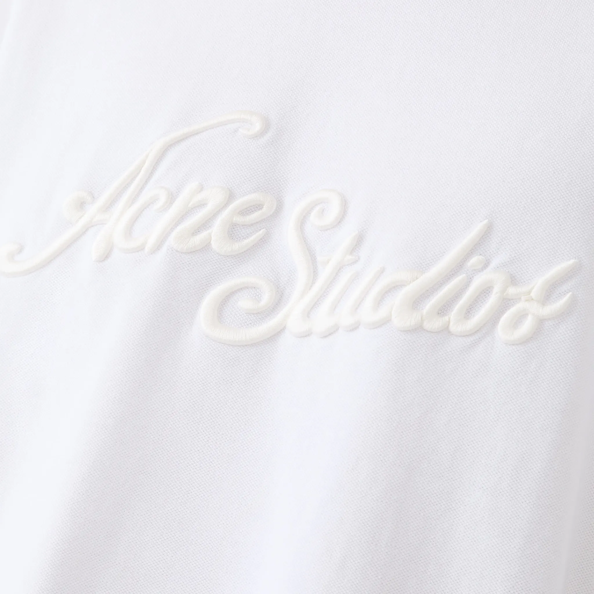 Detailed View of Preloved - Acne Studios Exford Tourist Logo White T-Shirt
