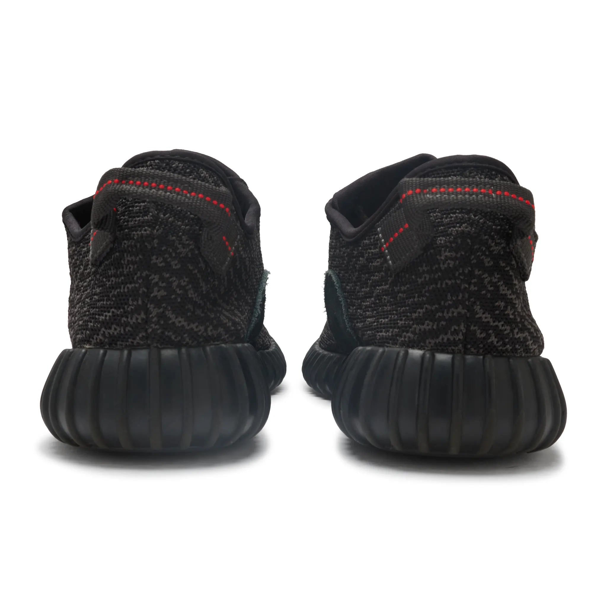 Back View of Preloved - Adidas Yeezy Boost 350 Pirate Black (2015) AQ2659