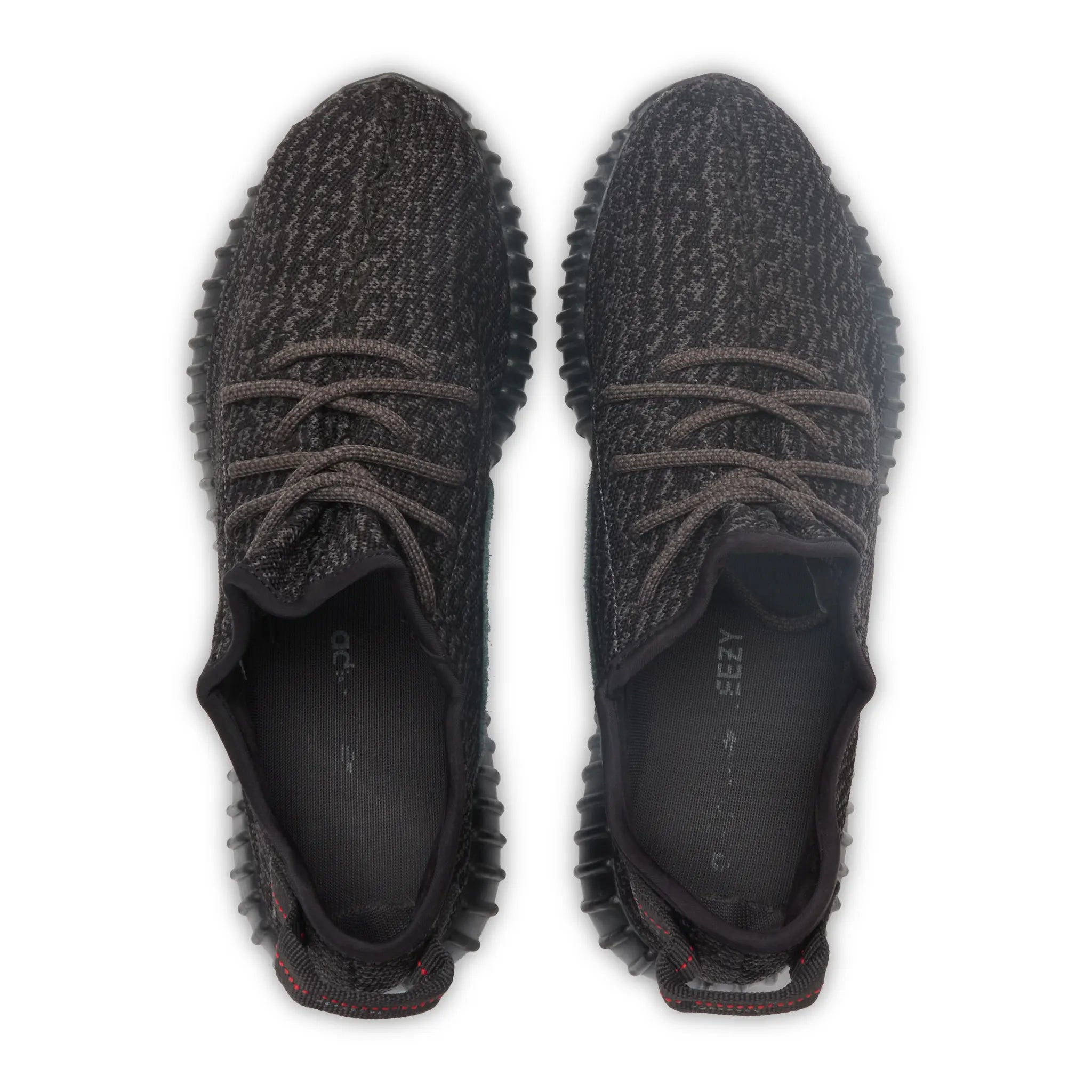 Upper View of Preloved - Adidas Yeezy Boost 350 Pirate Black (2015) AQ2659