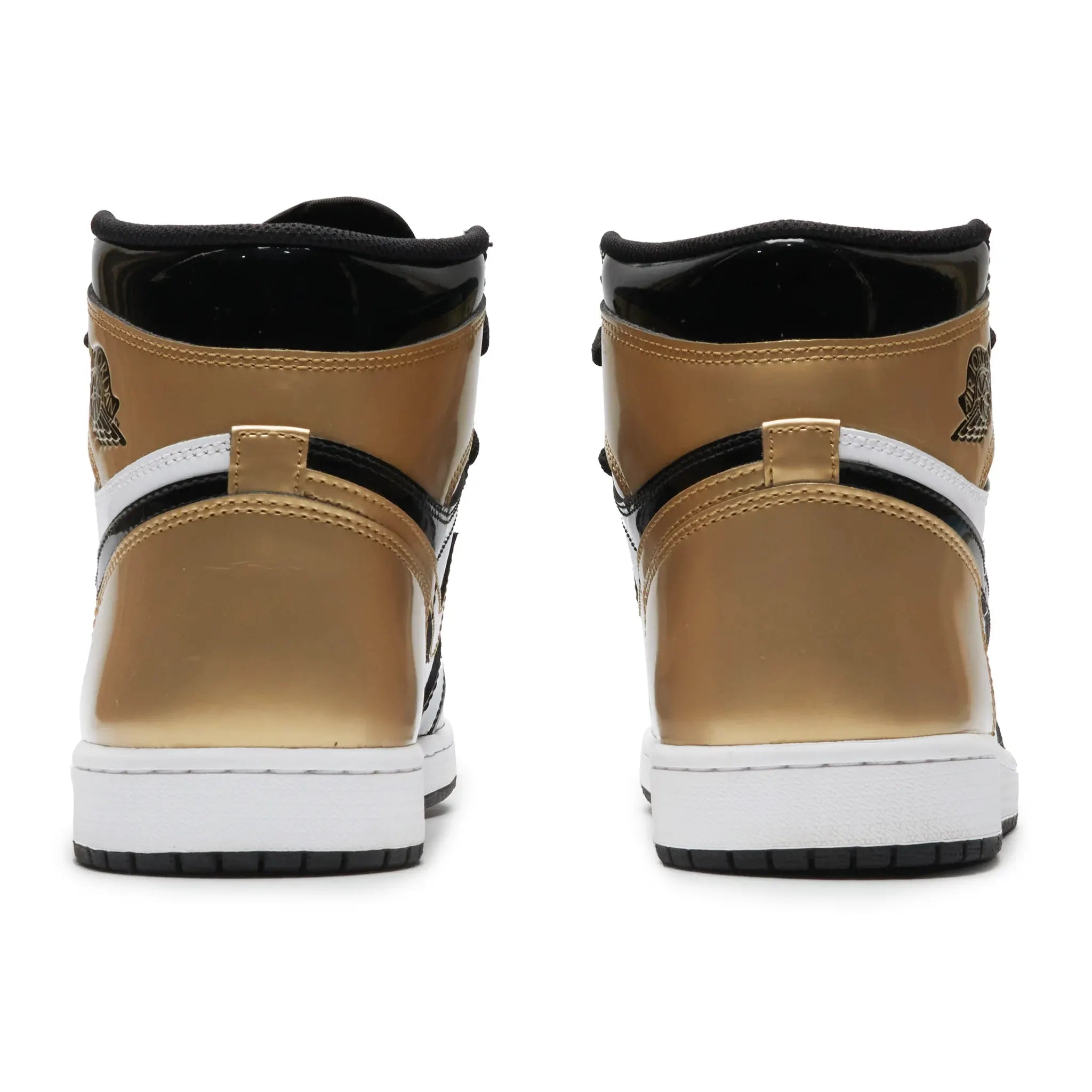 Back View of Preloved - Air Jordan 1 Retro High NRG Patent Gold Toe