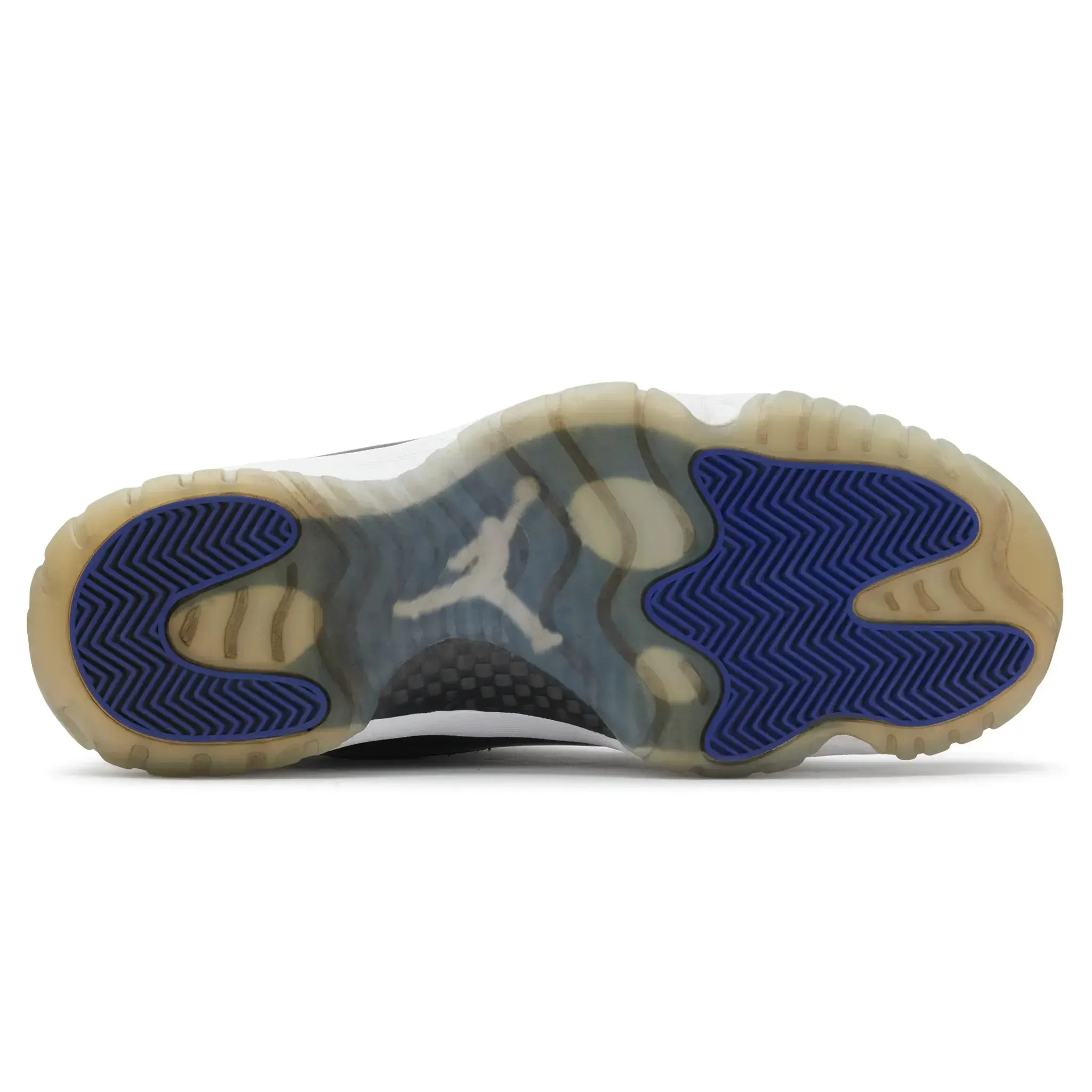 Sole View of Preloved - Air Jordan 11 Retro Space Jam 378037-003