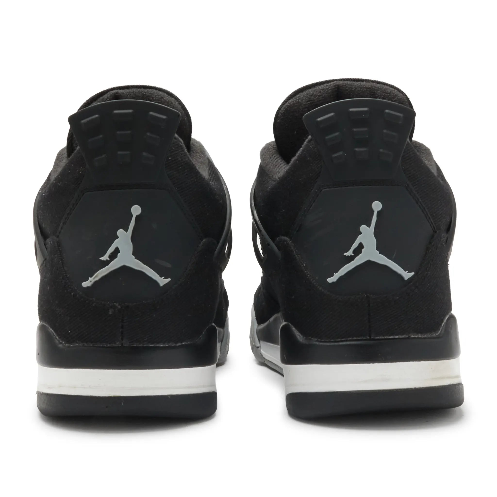 Back View of Preloved - Air Jordan 4 Retro SE Black Canvas DH7138-006