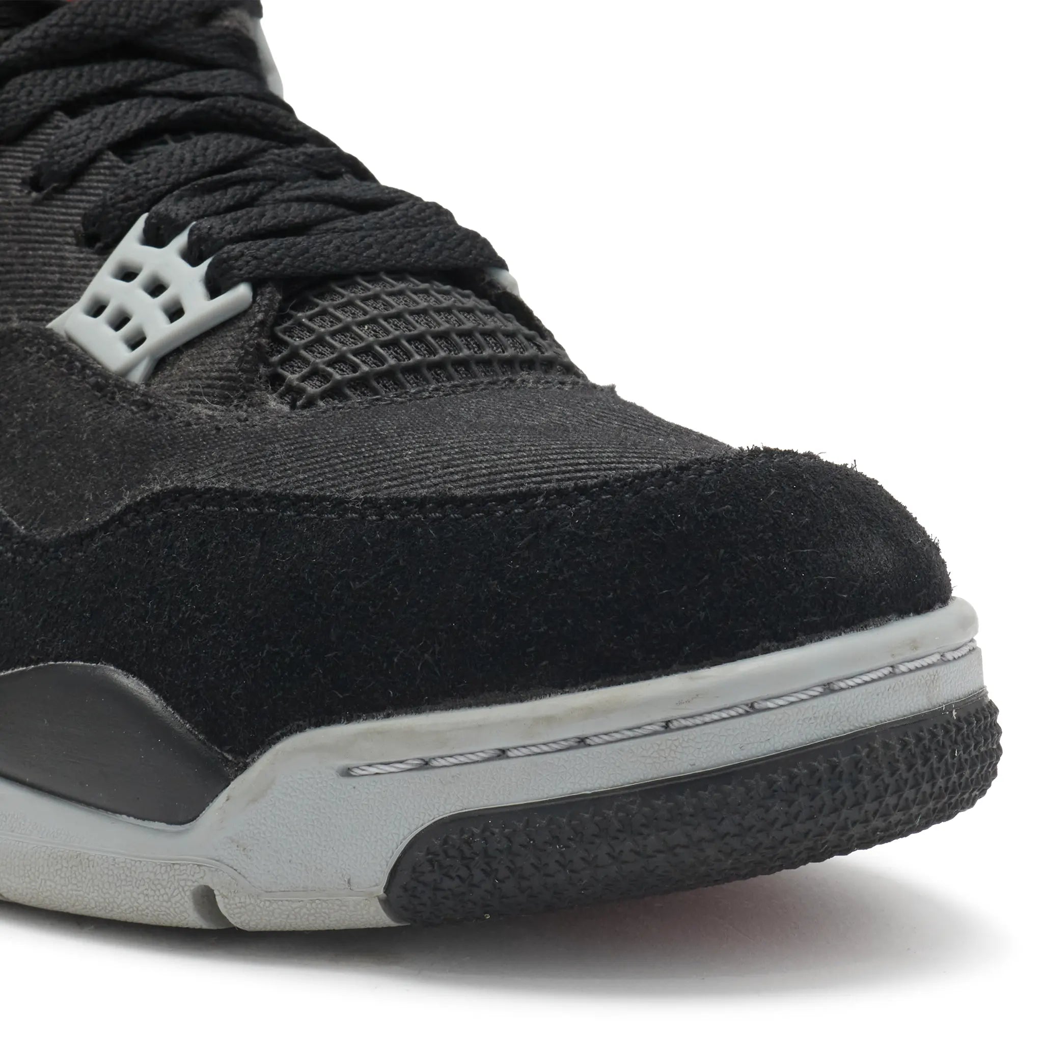 Detailed View of Preloved - Air Jordan 4 Retro SE Black Canvas DH7138-006