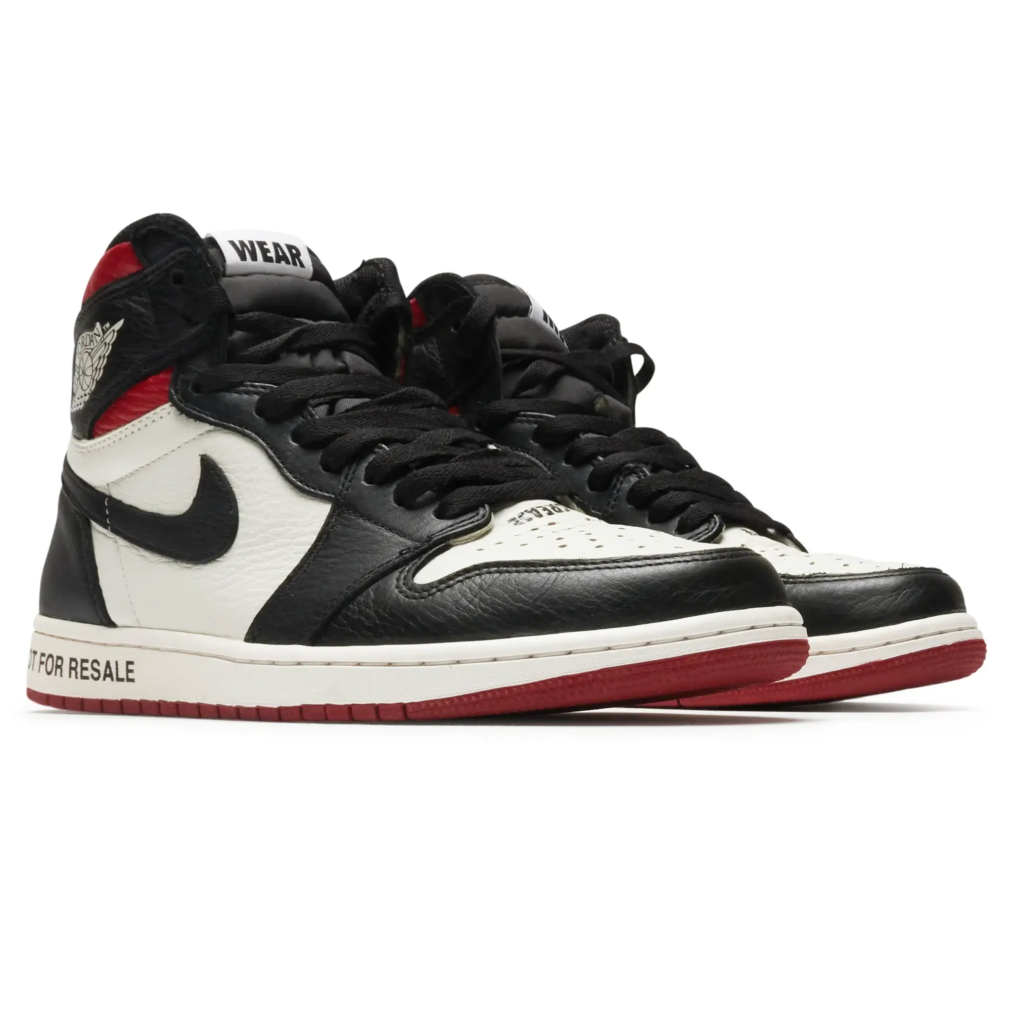 Front Side View of Preloved - Air Jordan 1 Retro High OG 'Not For Resale'