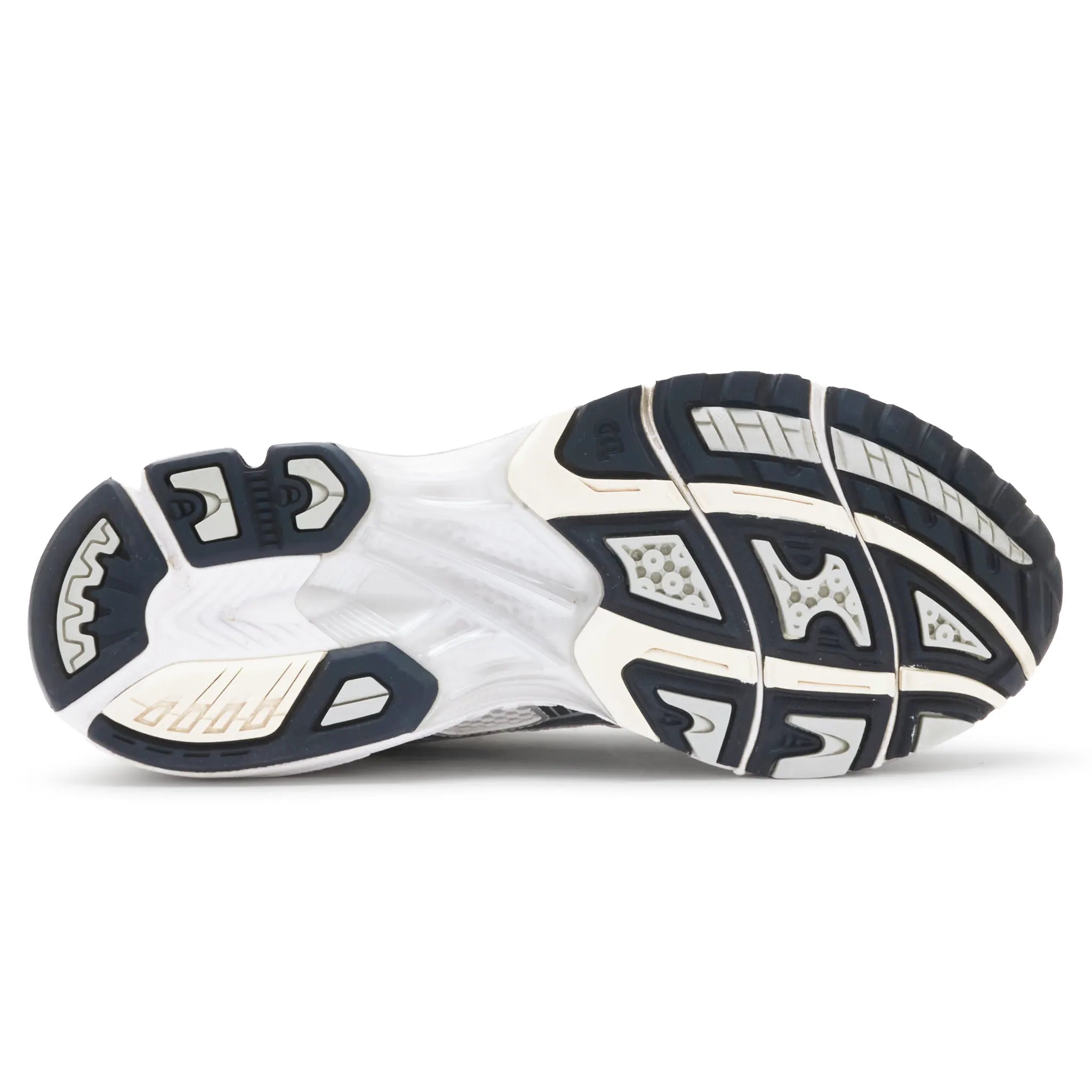 Sole View of Preloved - ASICS Gel Kayano 14 White Midnight (W) 1202A056-109