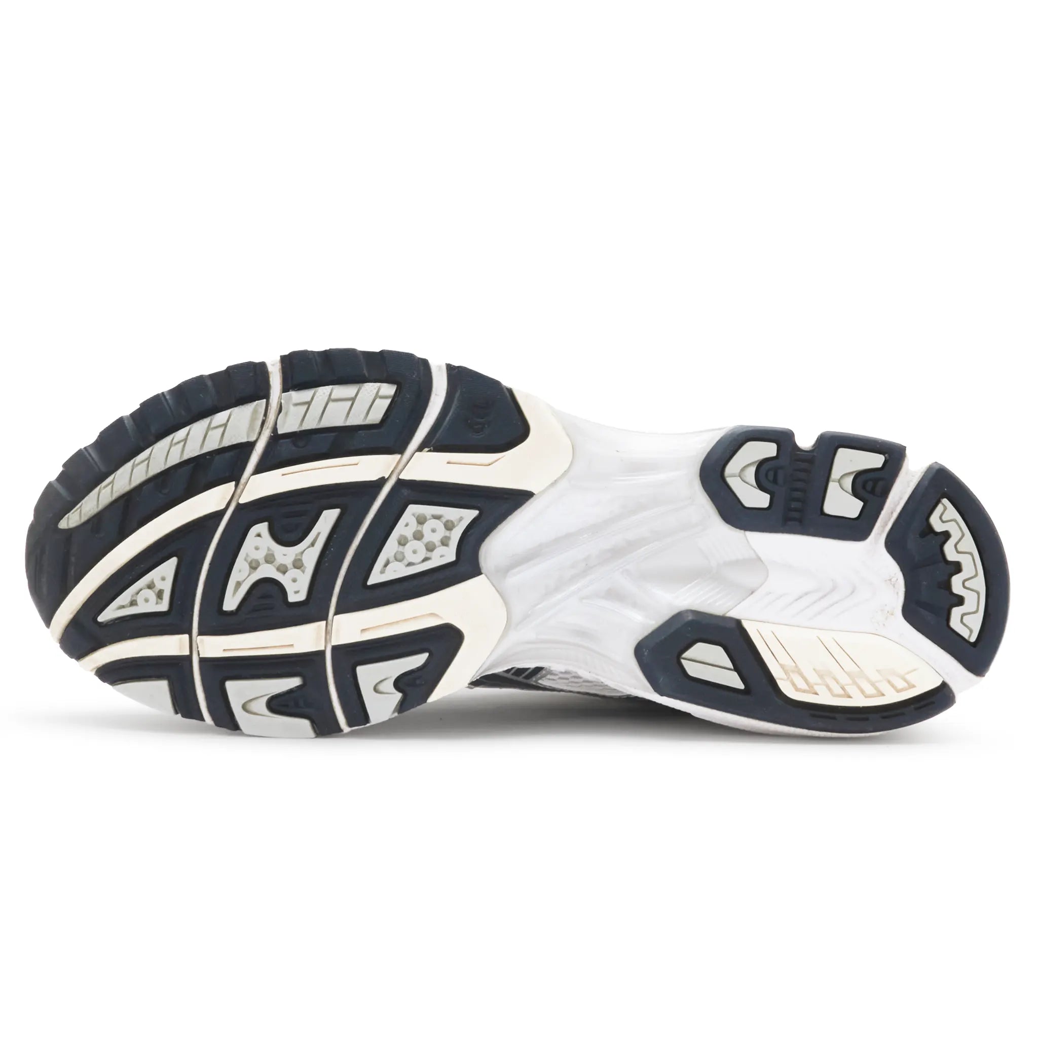 Sole View of Preloved - ASICS Gel Kayano 14 White Midnight (W) 1202A056-109