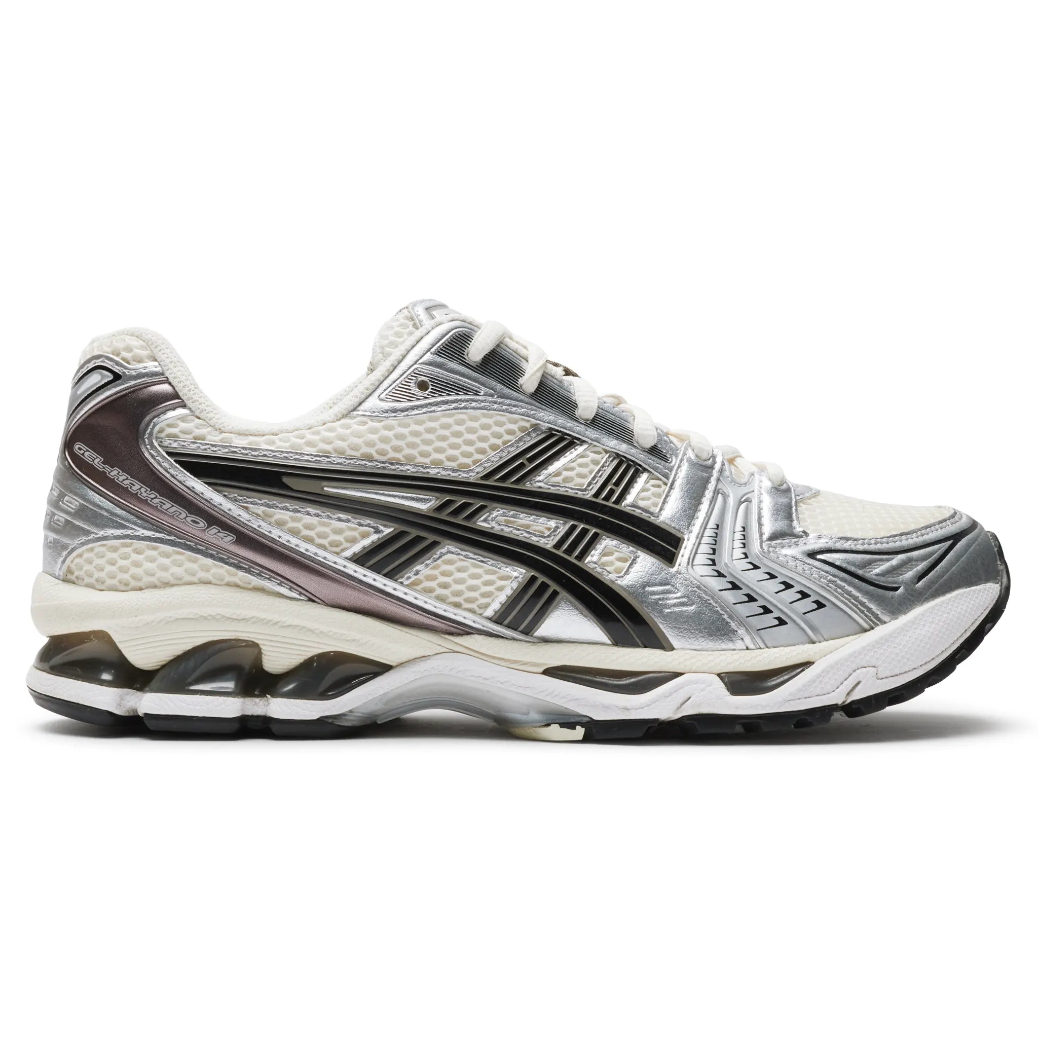 Preloved - ASICS Gel-Kayano 14 Cream Black Metallic Plum