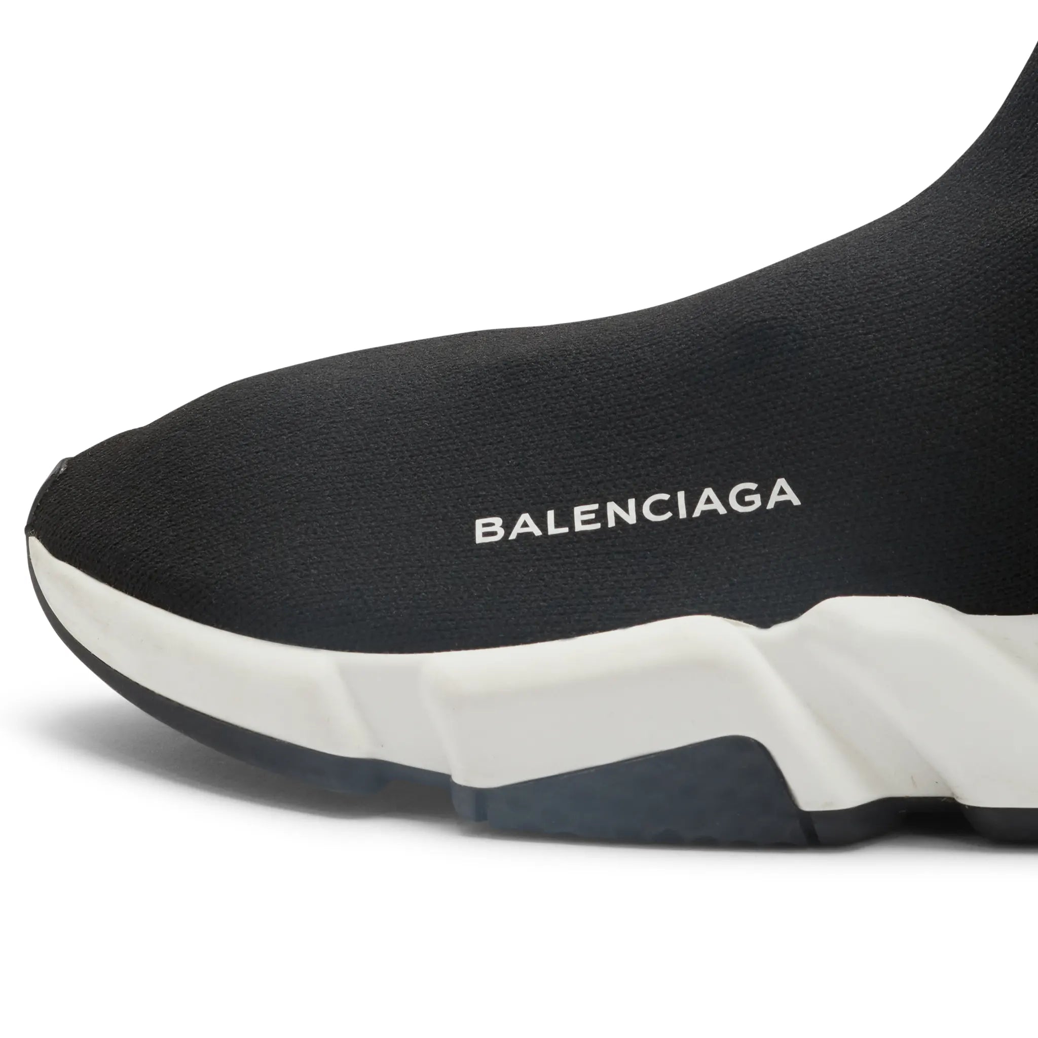 Preloved - Balenciaga Speed Knit Sock Black White