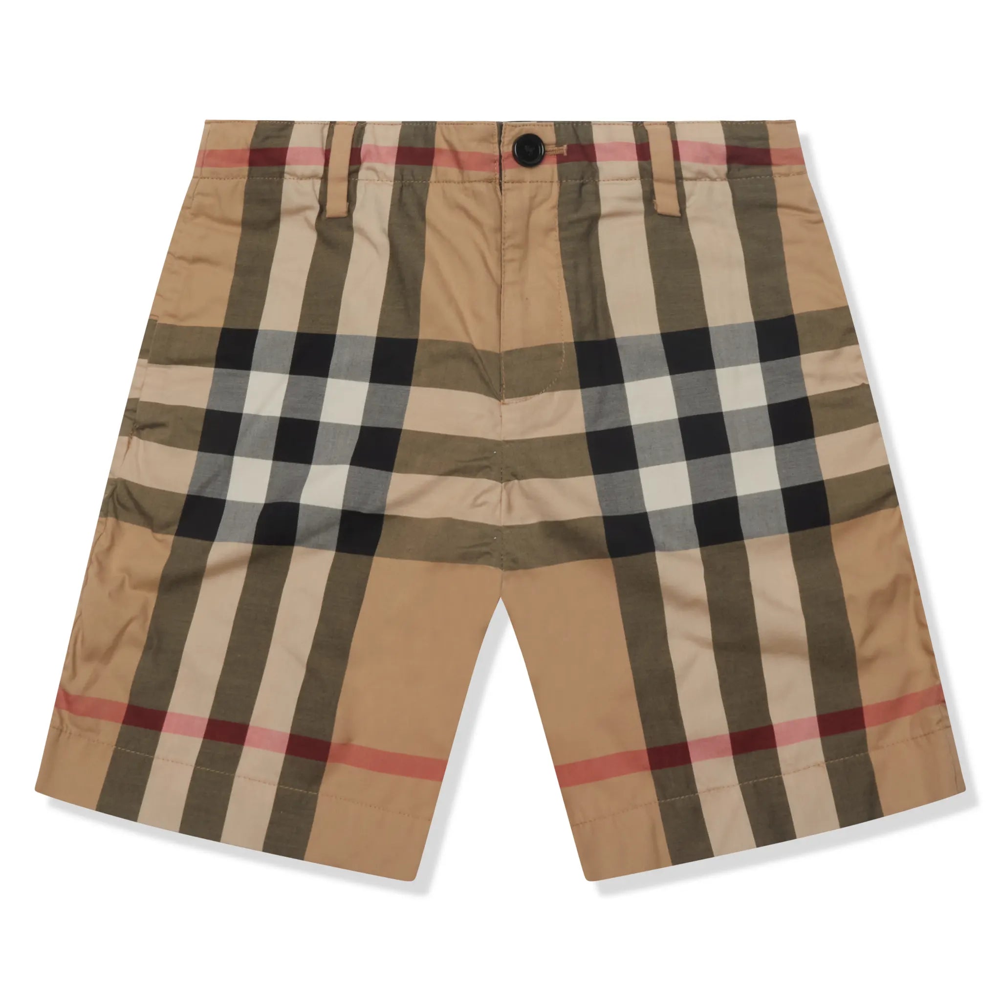 Front View of Preloved - Burberry Kids Check Print Shorts