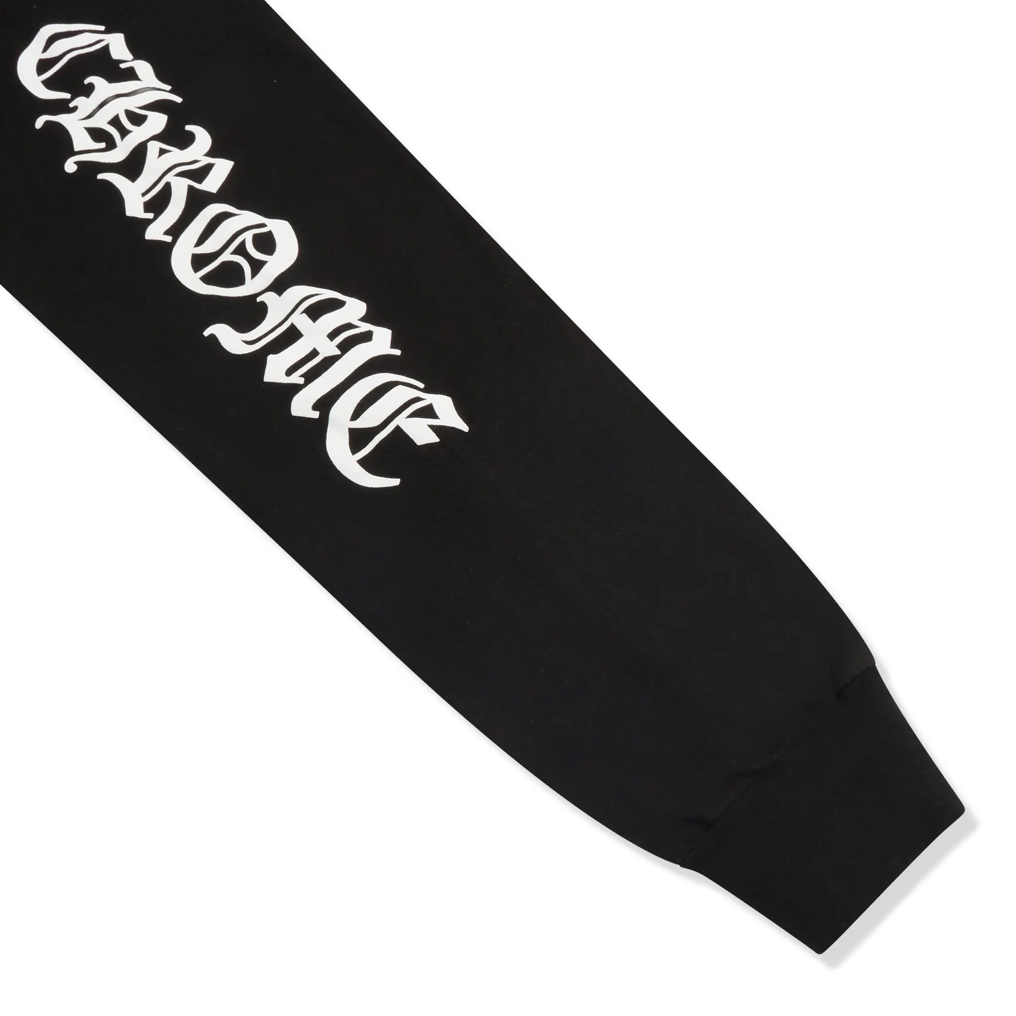 Sleev View of Preloved - Chrome Hearts 1988 Neck Logo Black L/S T-Shirt