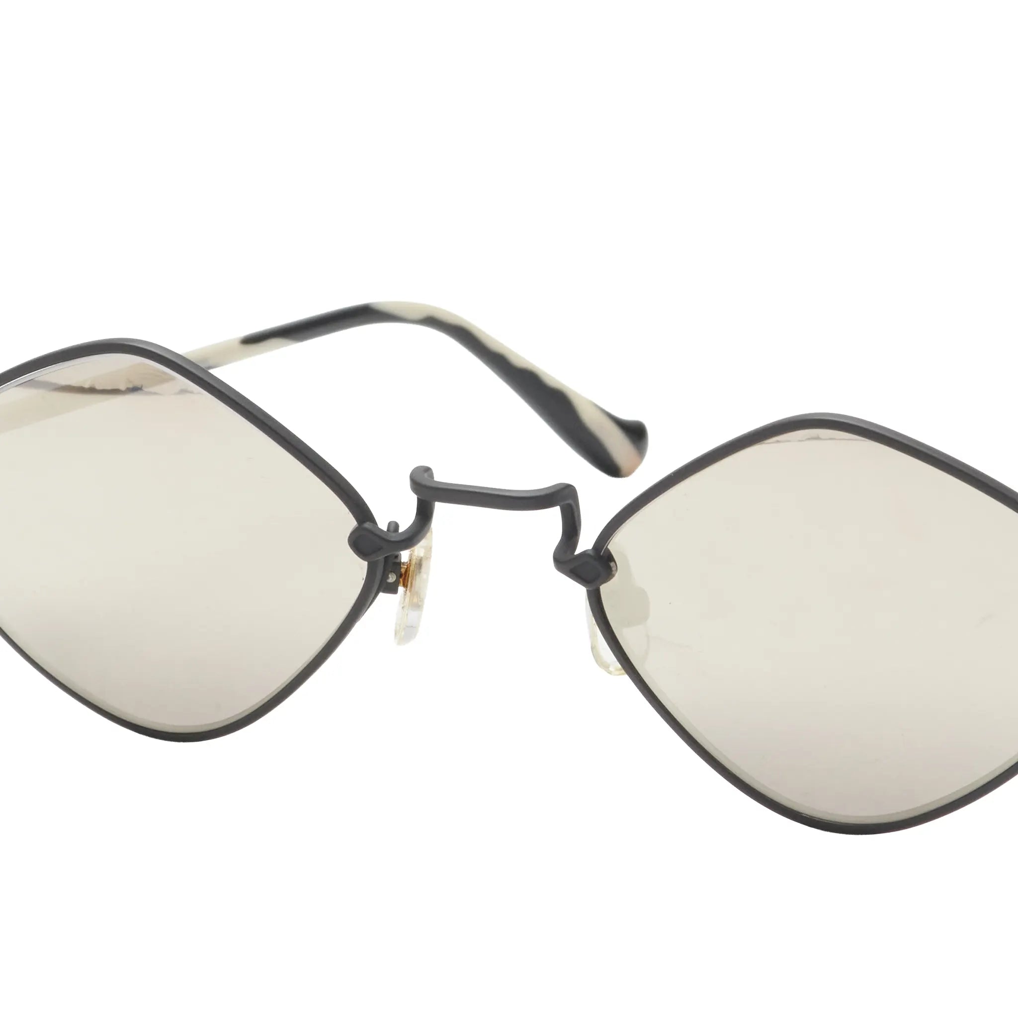 Detailed View of Preloved - Chrome Hearts Diamond Dog Black Titanium Sunglasses