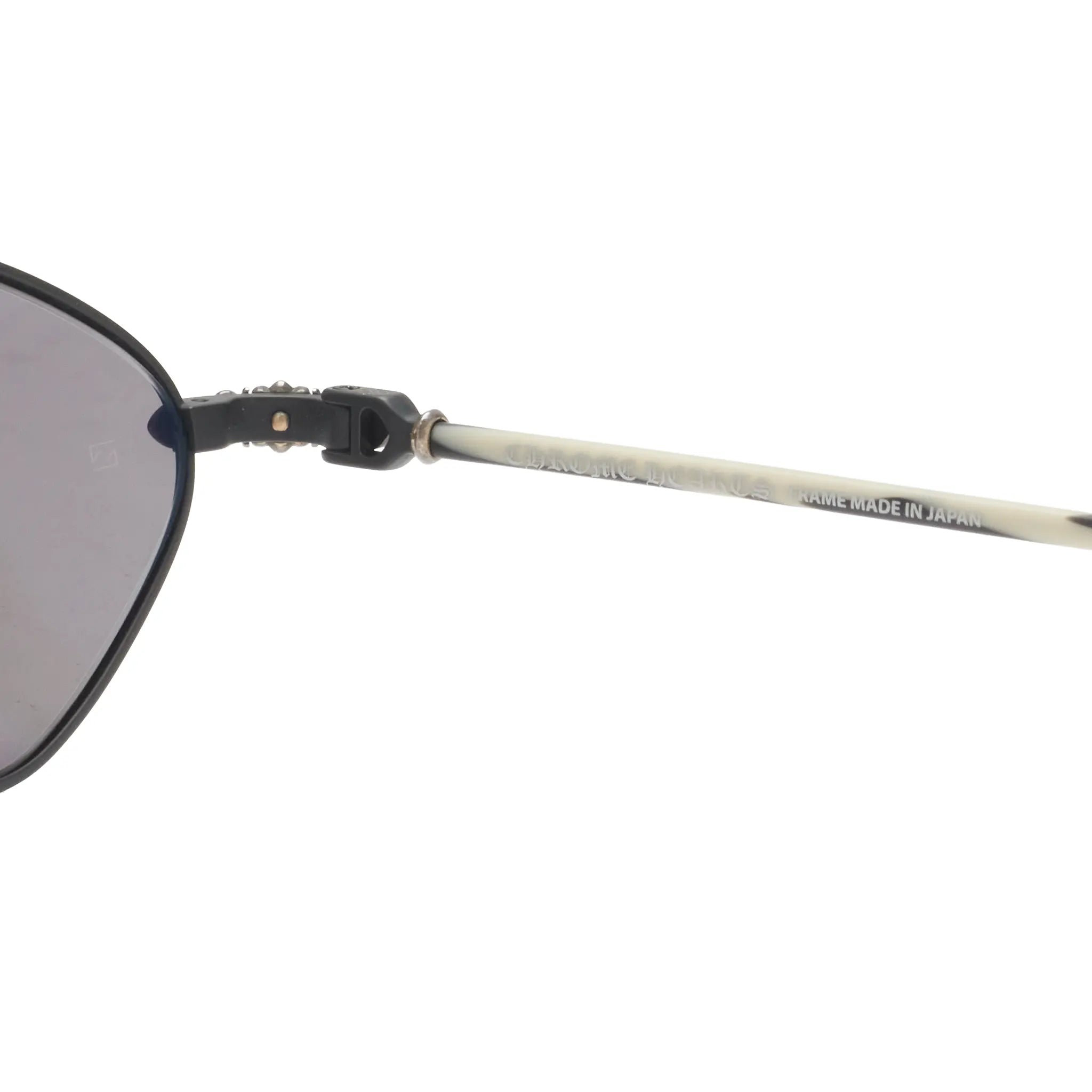 Detailed View of Preloved - Chrome Hearts Diamond Dog Black Titanium Sunglasses