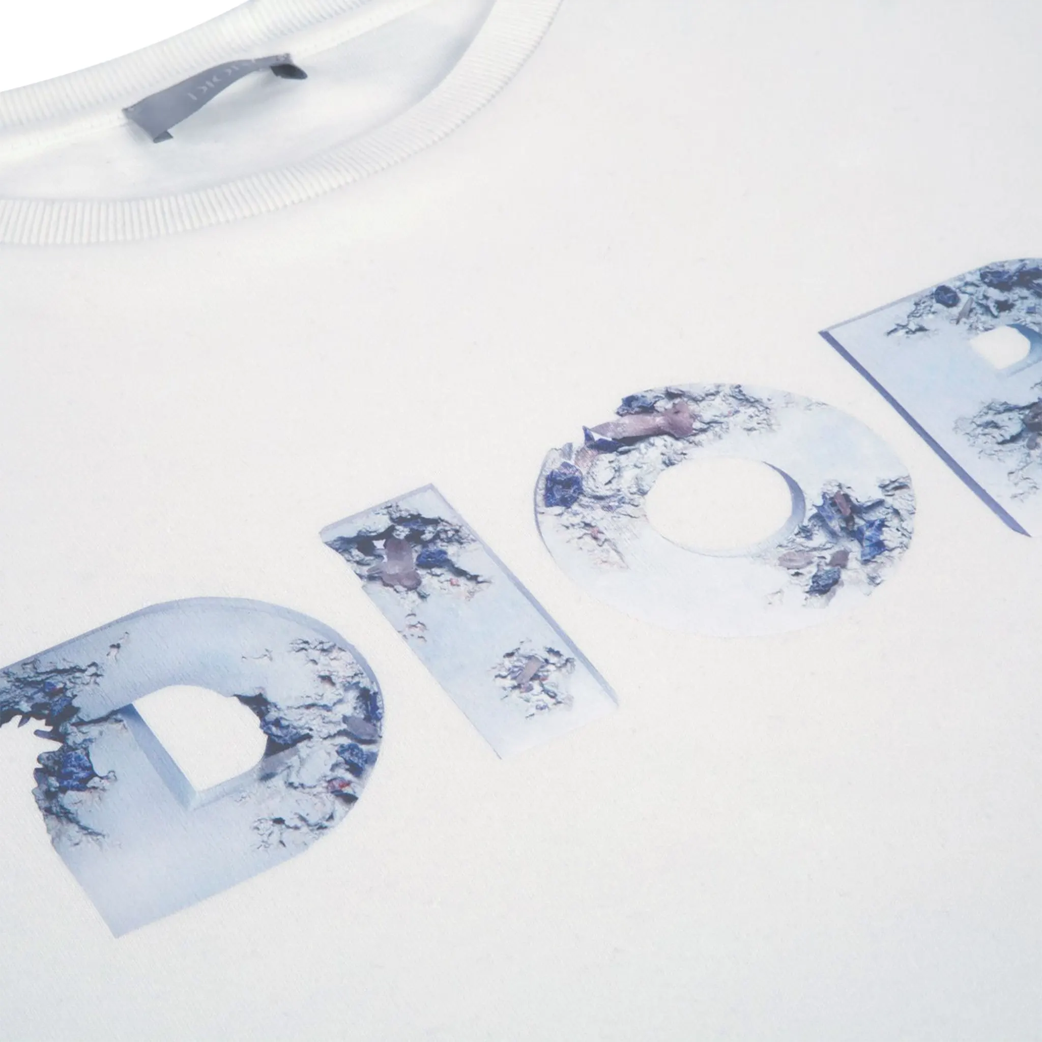 Detailed View of Preloved - Dior Arsham Logo White T-Shirt