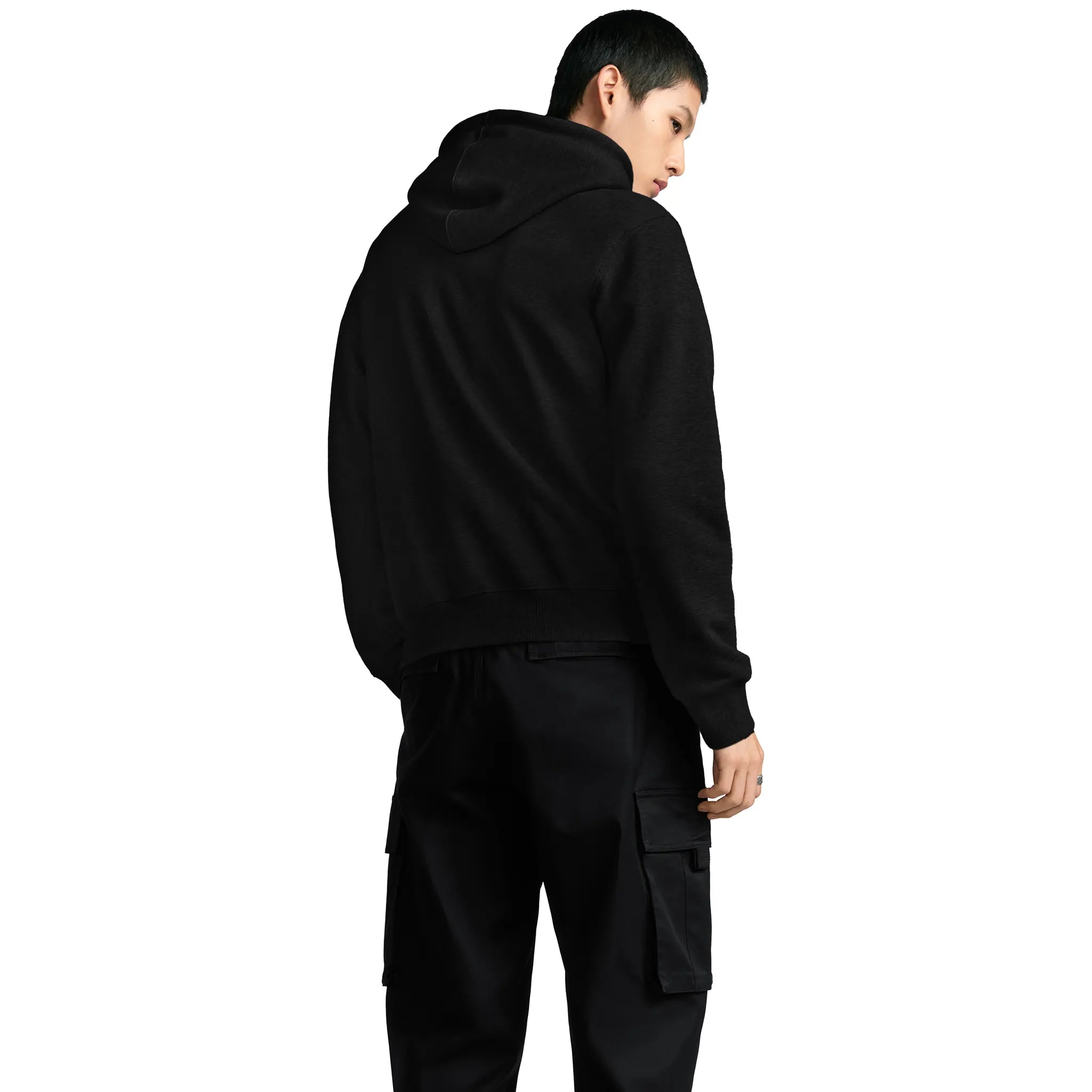 Back View of Preloved - Dior CD Icon Black Hoodie 113J698A0531_C989