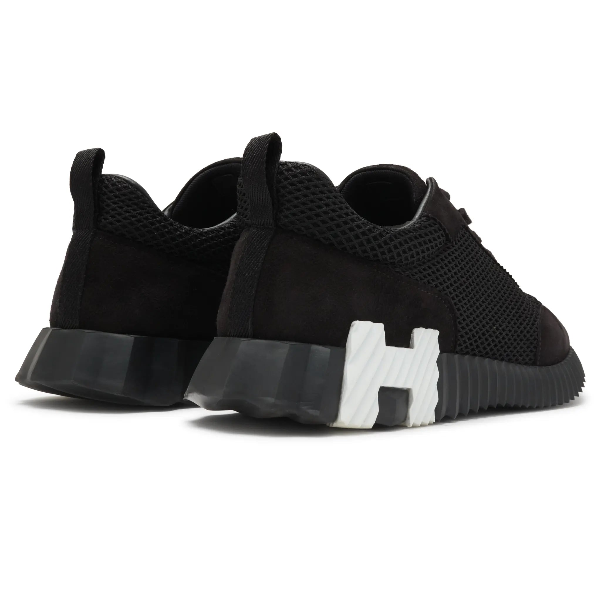 Back Side View of Preloved - Hermes Paris Bouncing Sneaker Black H232856ZH01415