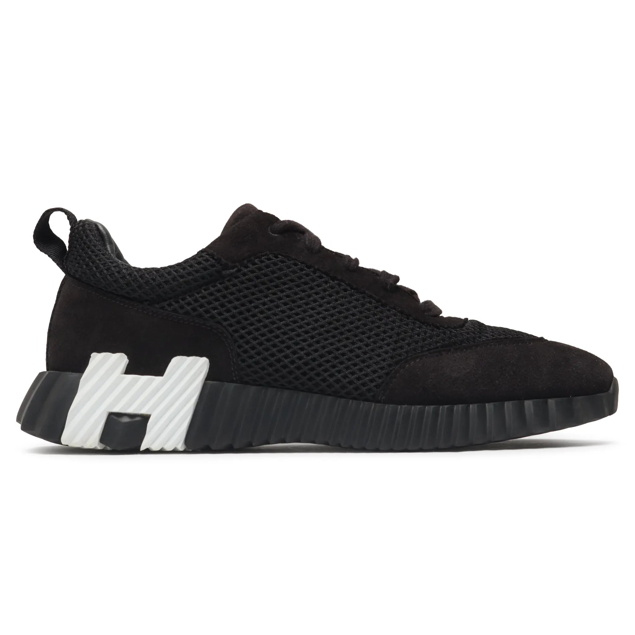 Side View of Preloved - Hermès Paris Bouncing Sneaker Black H232856ZH01415