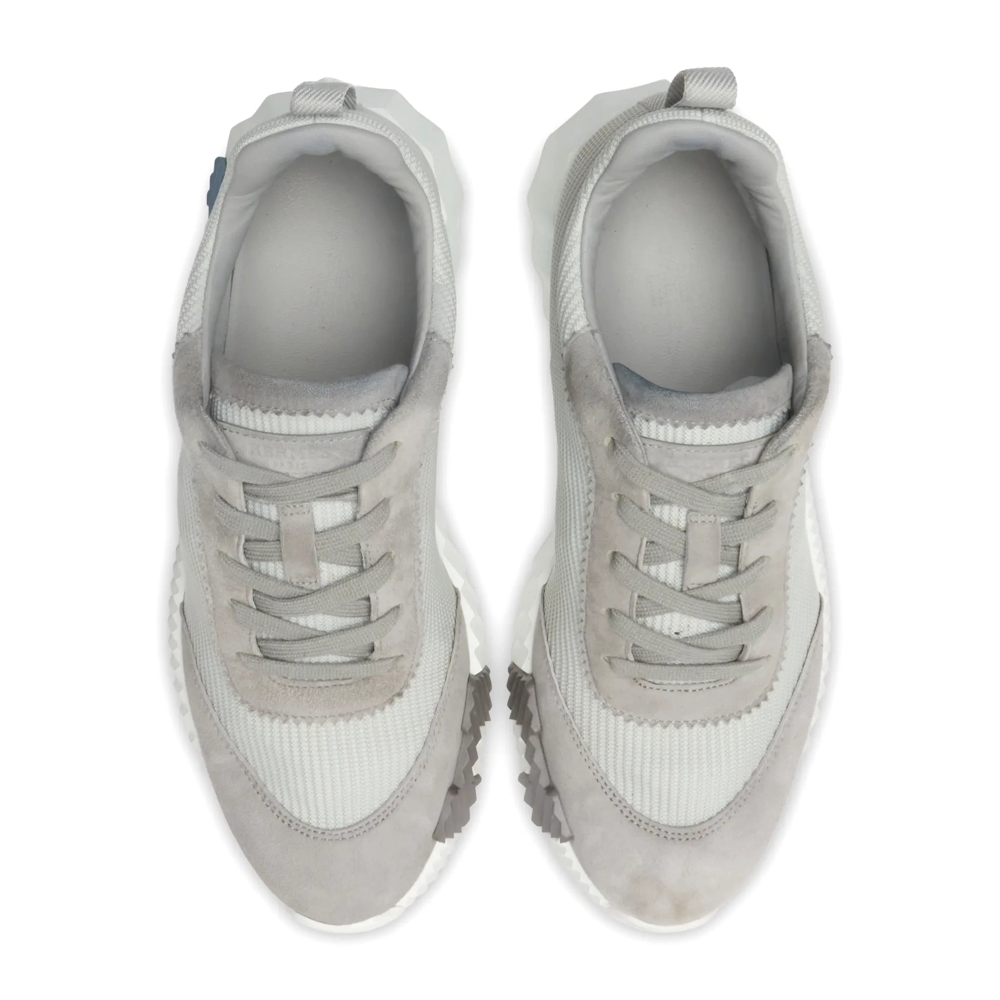 Upper View of Preloved - Hermes Paris Bouncing Sneaker Grey Blue