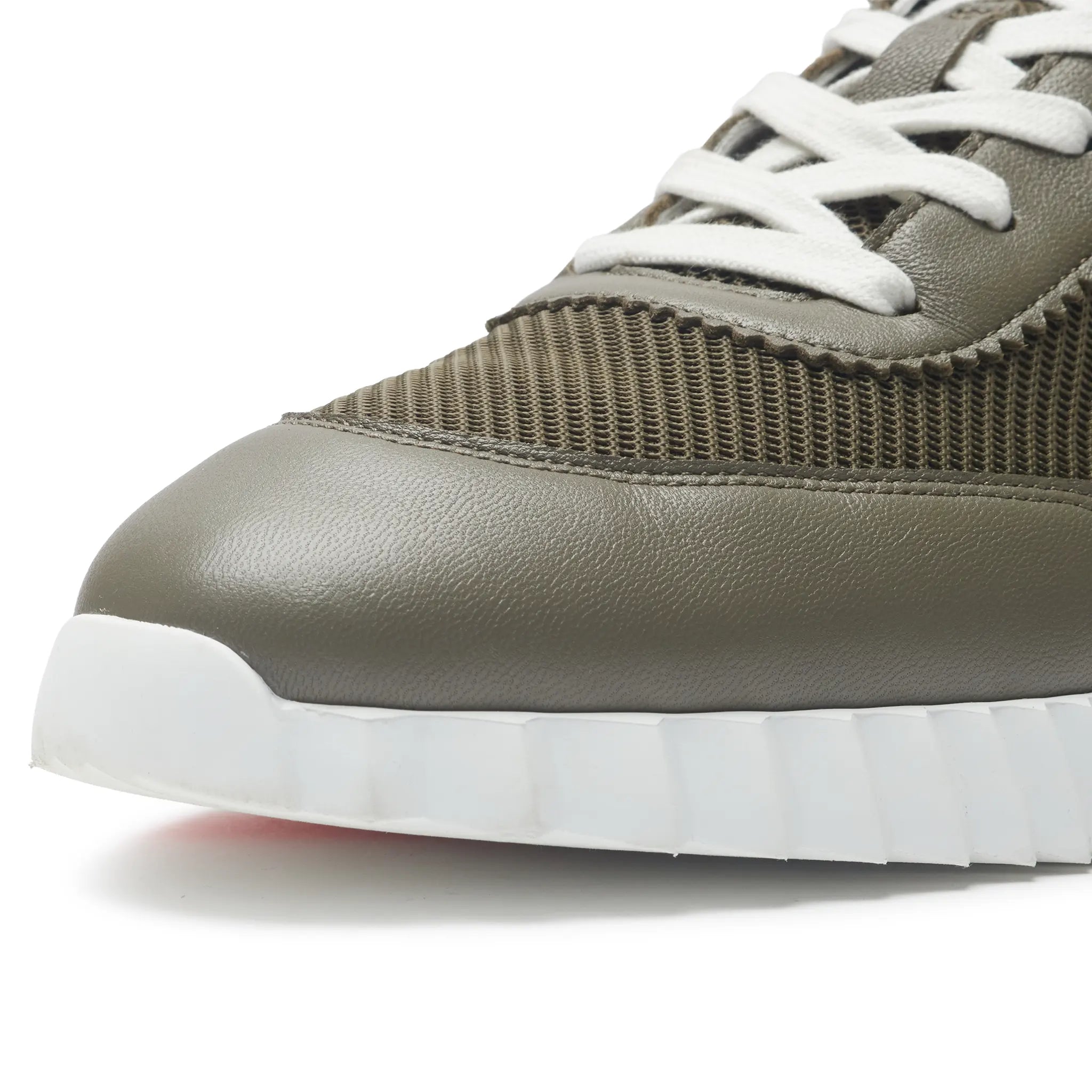 Detailed View of Preloved - Hermès Paris Bouncing Sneaker Tundra Green H261897ZH1R400