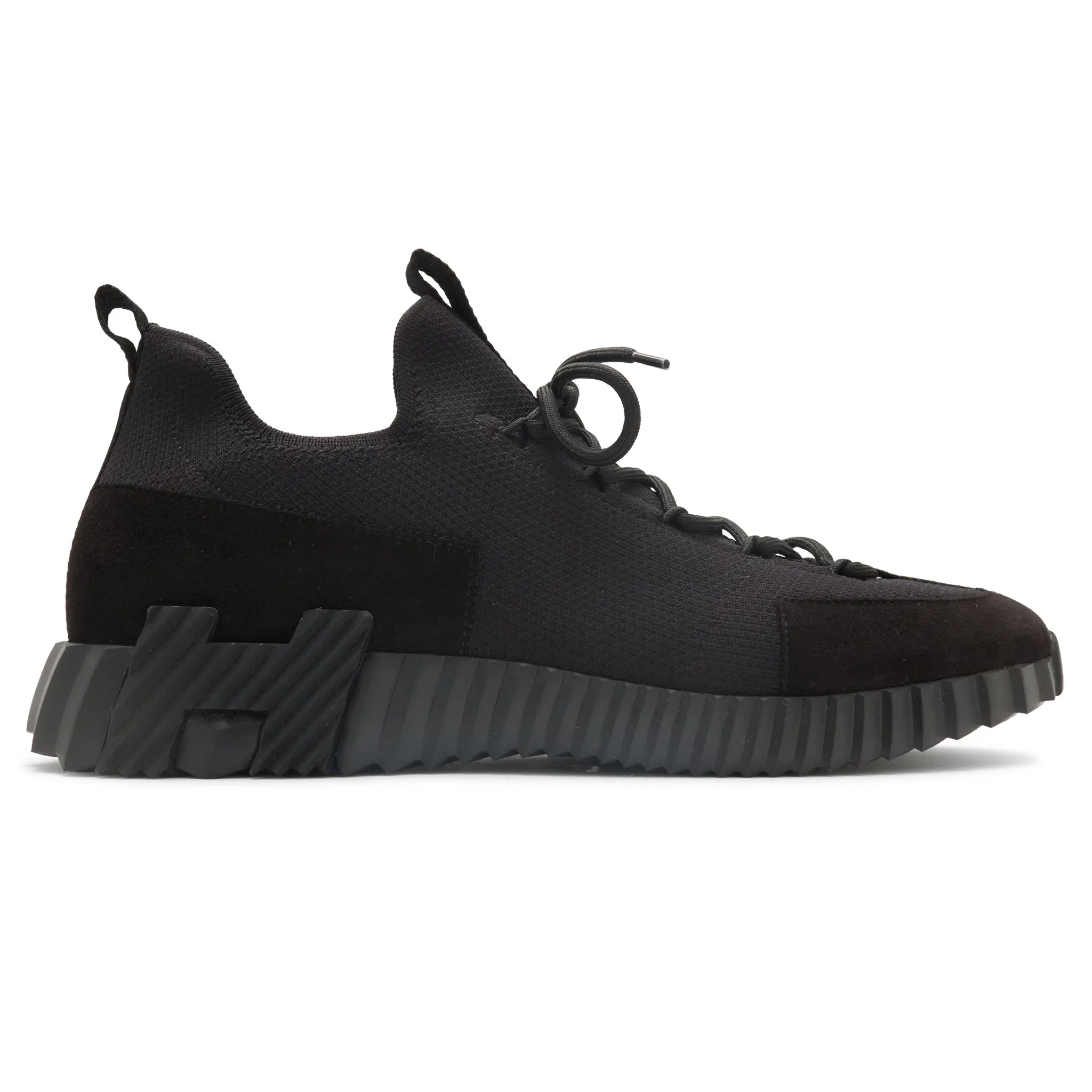 Side View of Preloved - Hermes Paris Lift Slip-On Noir Sneaker H252858ZHBG440