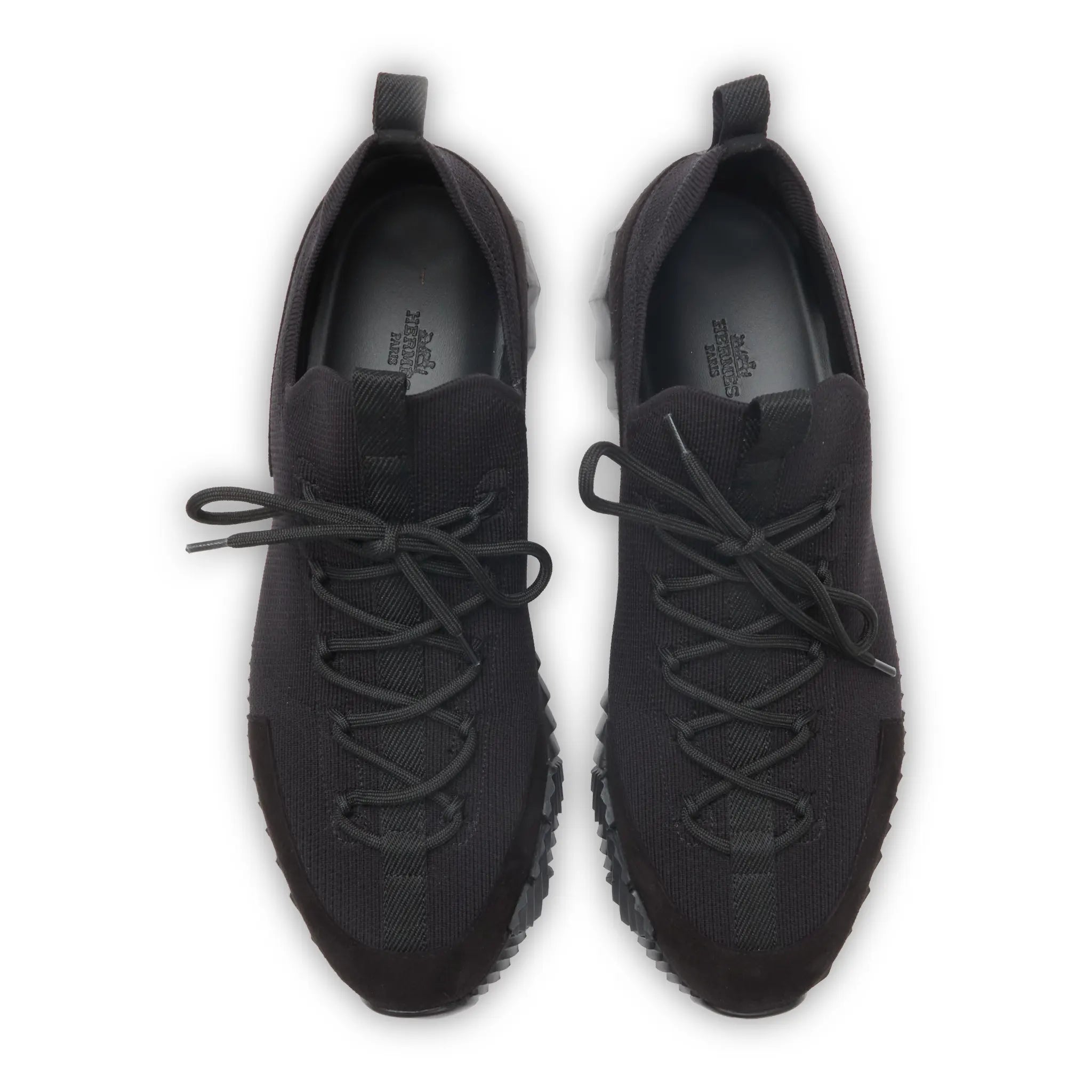 Upper View of Preloved - Hermes Paris Lift Slip-On Noir Sneaker H252858ZHBG440