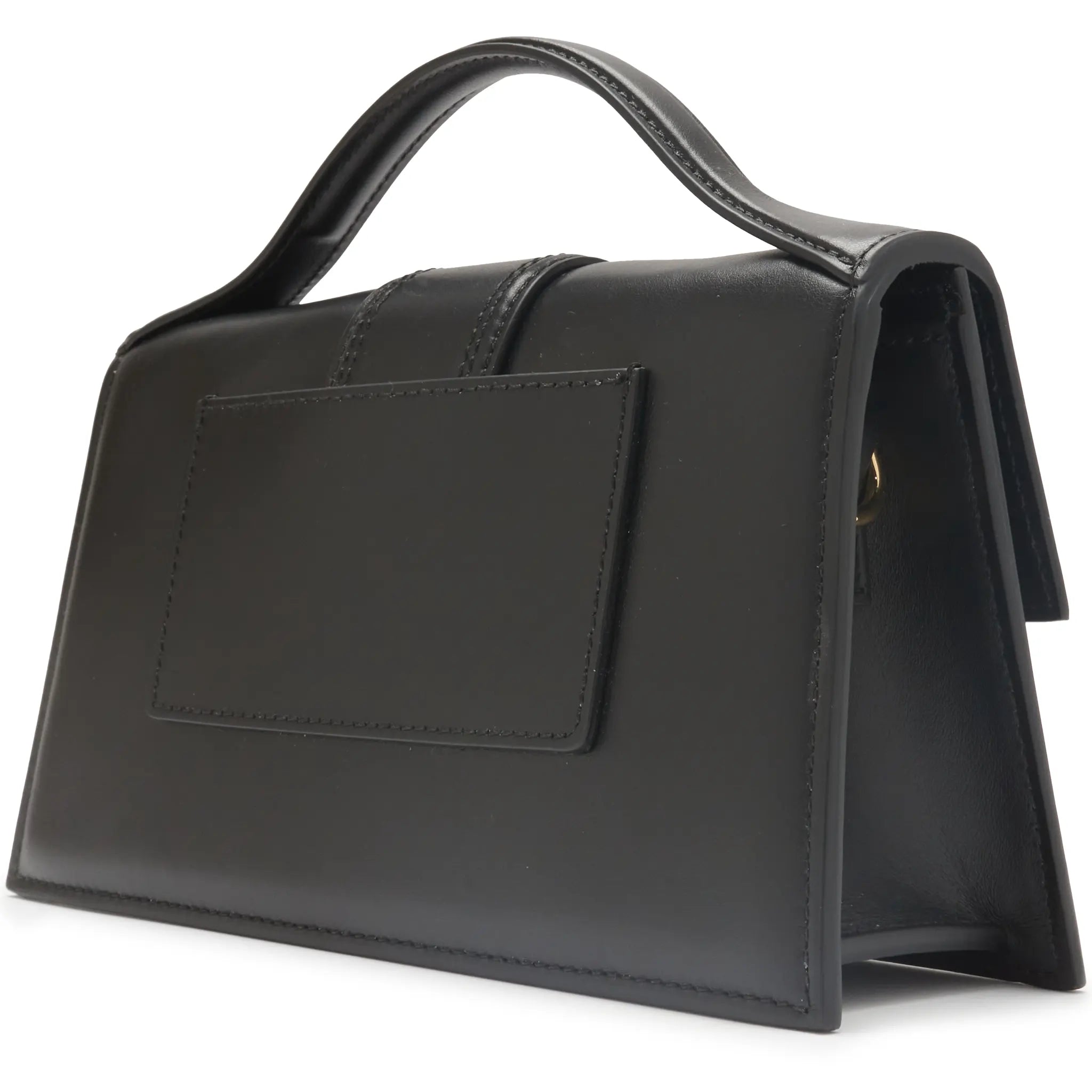 Back Side View of Preloved - Jacquemus Large Bambino Black Crossbody Bag 213BA07-213 300990