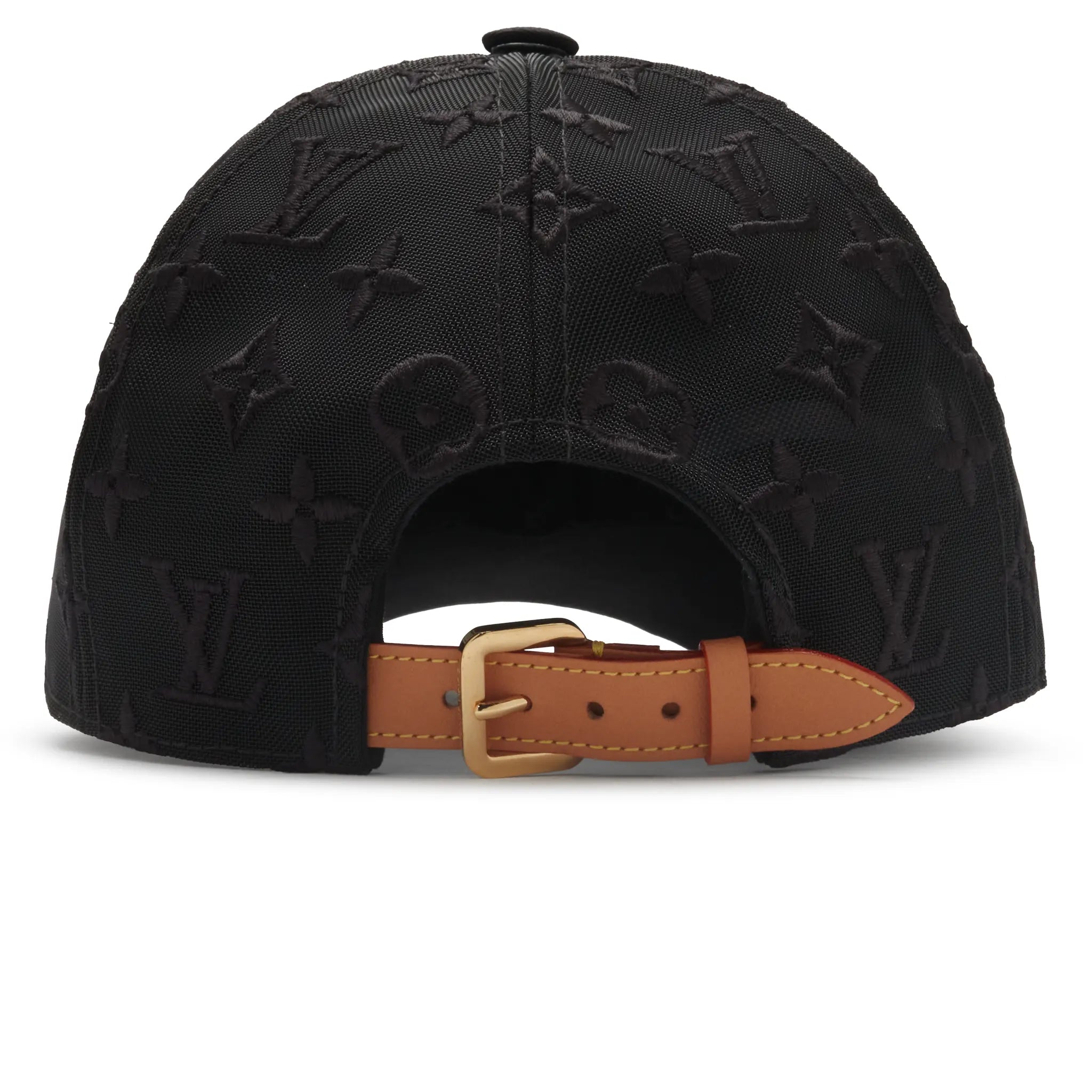 Back View of Preloved - Louis Vuitton LV Monogram Mesh Black Baseball Cap M77114