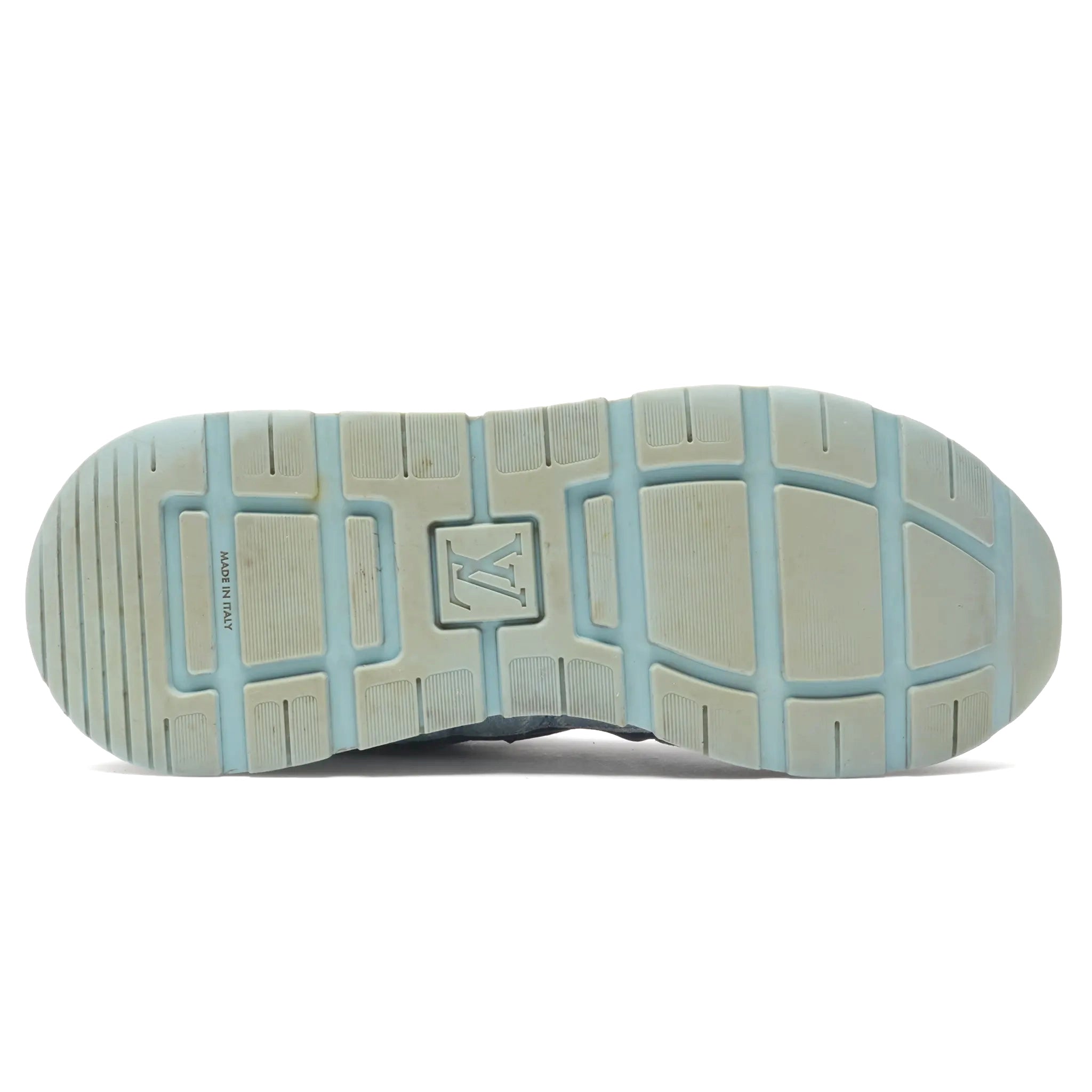 Sole View of Preloved - Louis Vuitton LV Run Away Blue Sneaker 1ABFCI