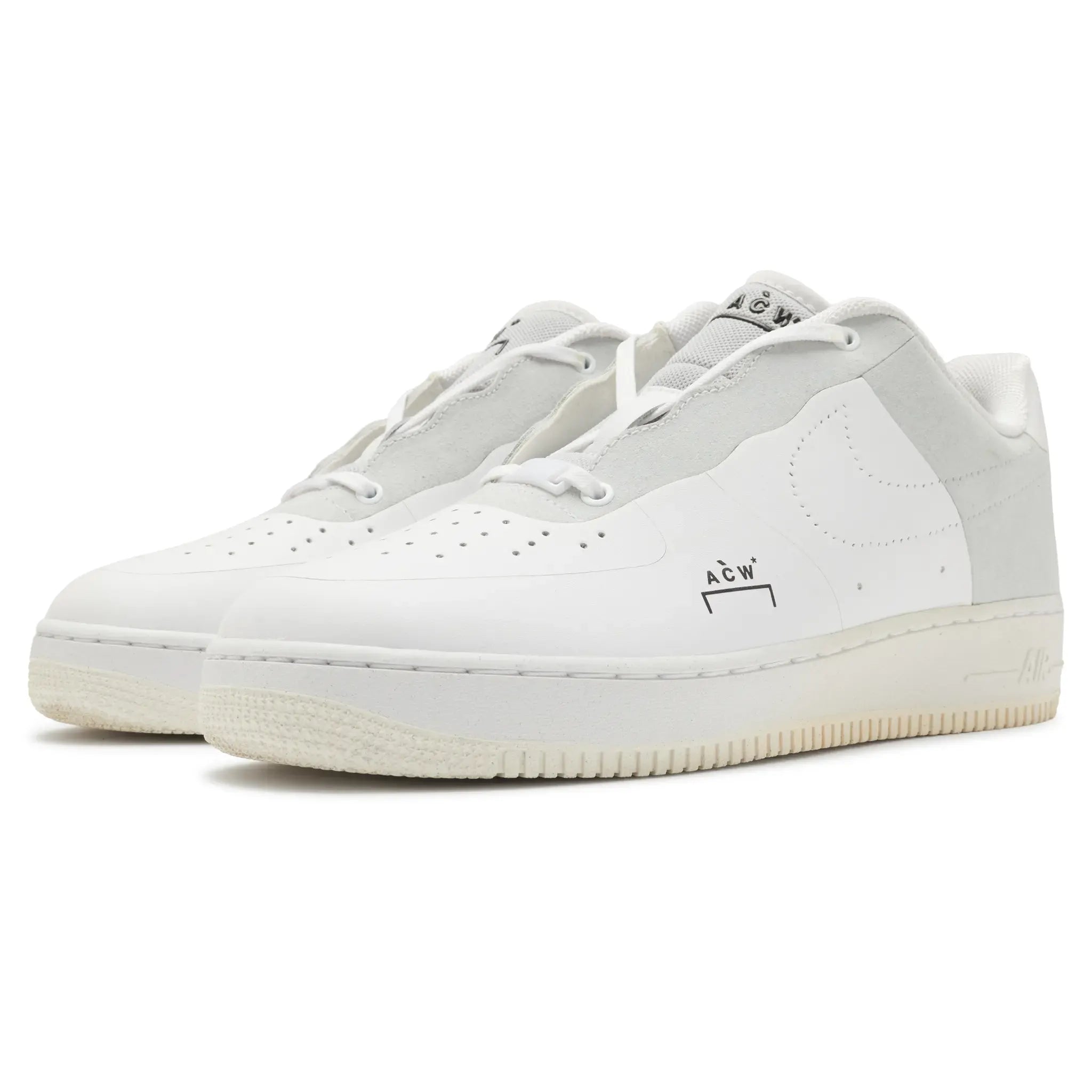 Front Side View of Preloved - Nike Air Force 1 Low x A Cold Wall White BQ6924-100