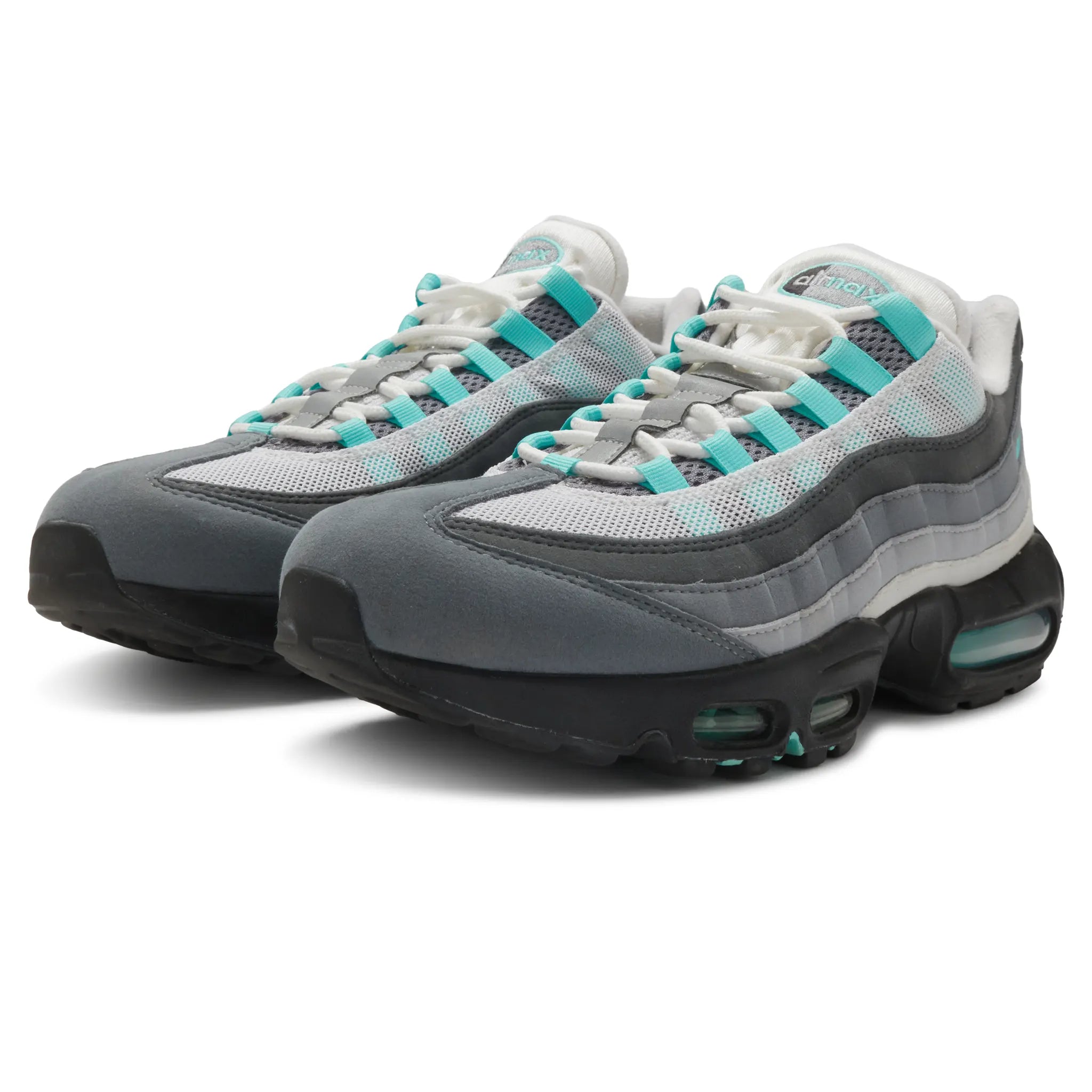 Front Side View of Preloved - Nike Air Max 95 Hyper Turquoise