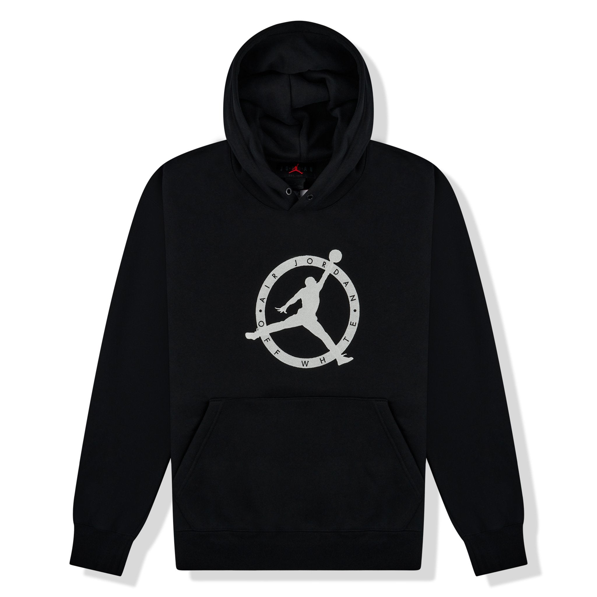 Front View of Preloved - Off-White x Jordan Black Hoodie (FW21) DM0059-010