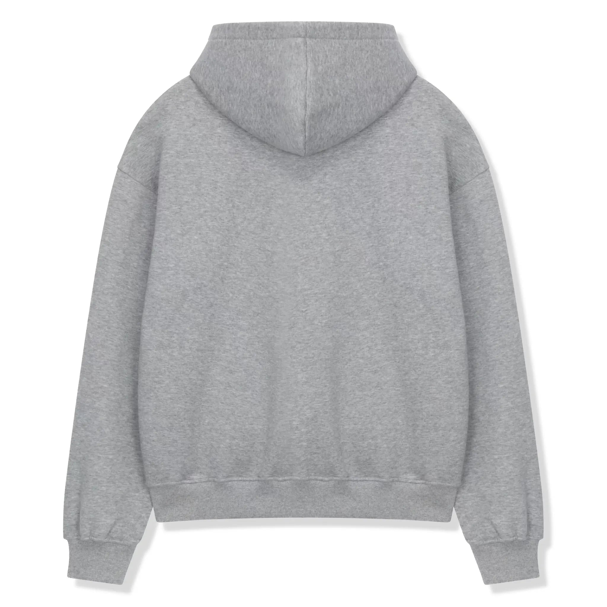 Back View of Preloved - SIARR Essential Light Grey Hoodie