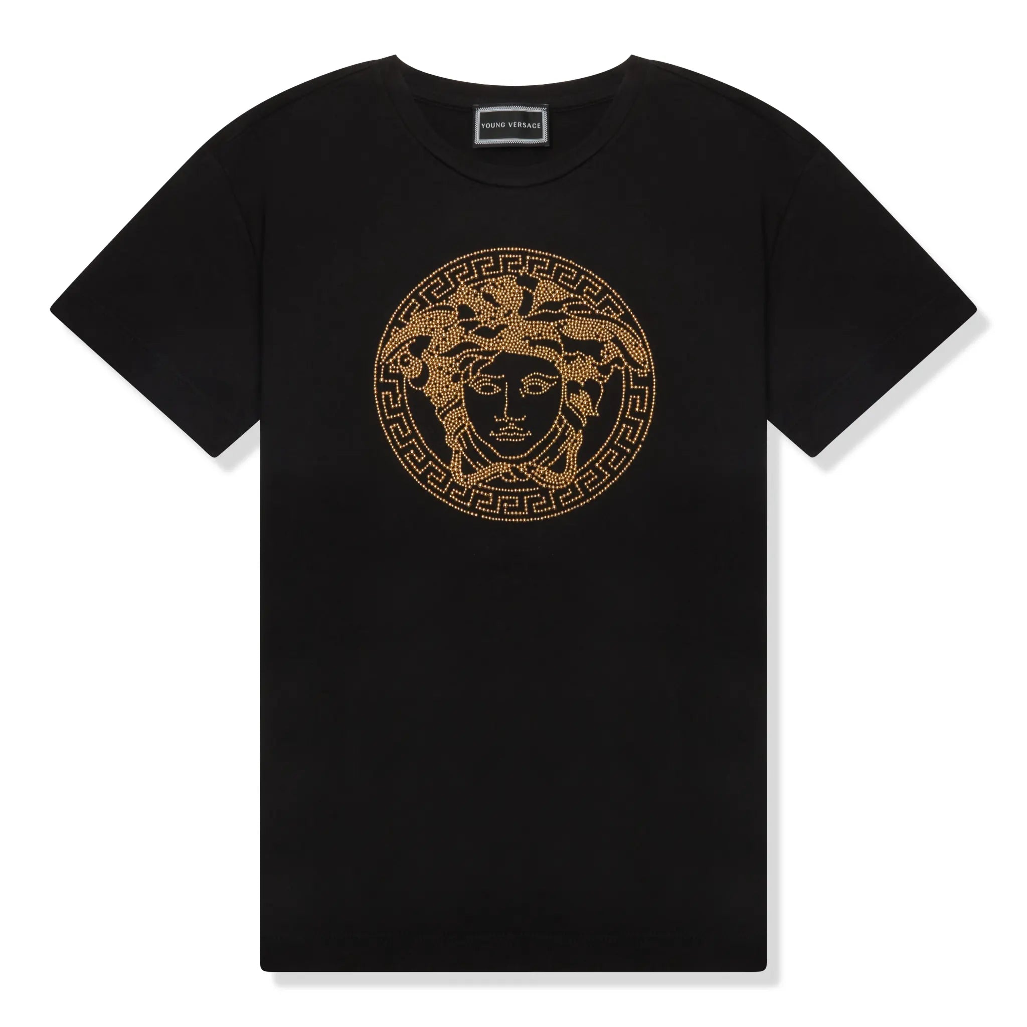 Front View of Preloved - Versace Black T-Shirt