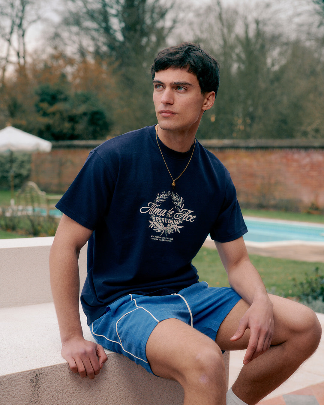 Alma De Ace Pyeto Graphic Navy T-Shirt