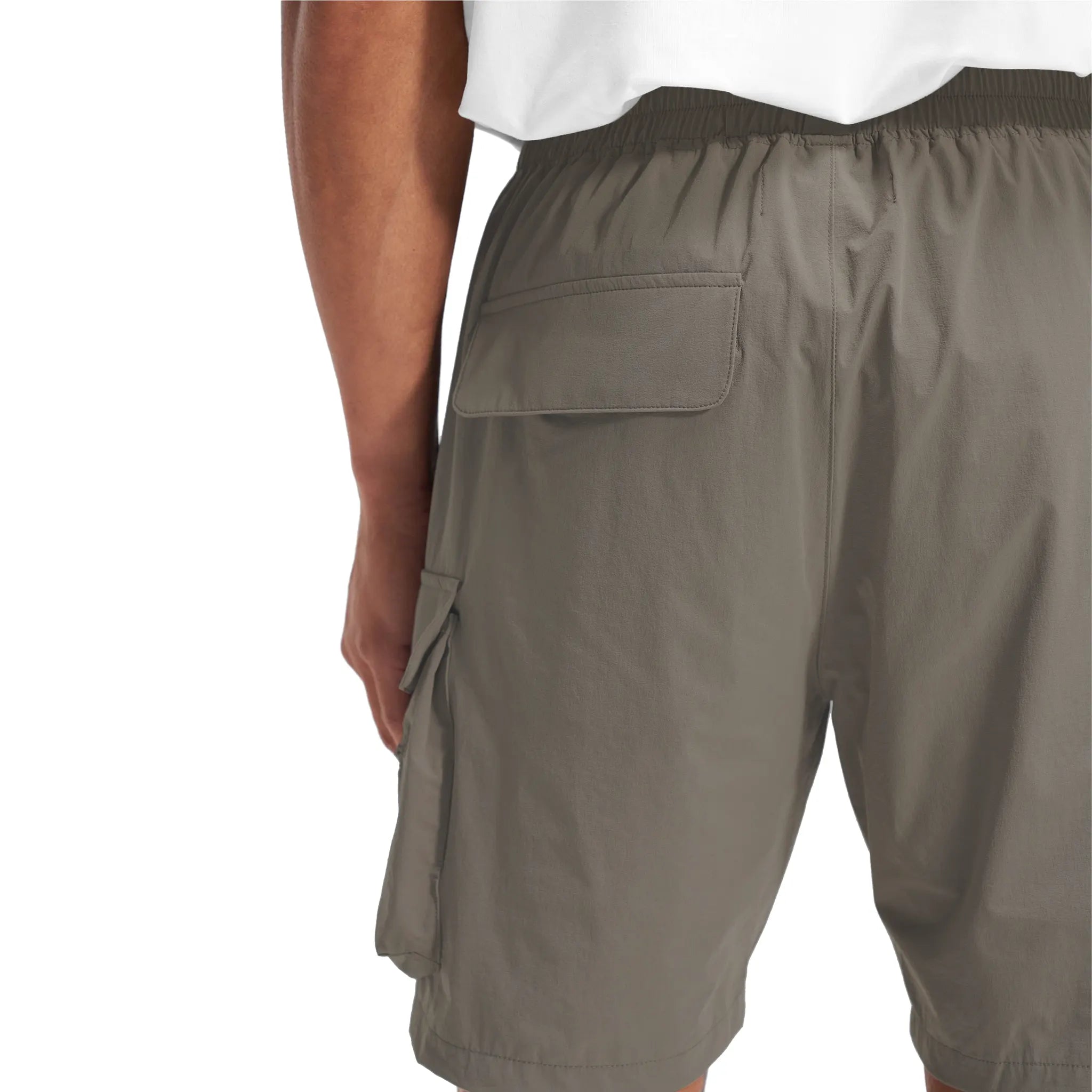 Back Detail view of Represent 247 Olive Shorts M09028-07