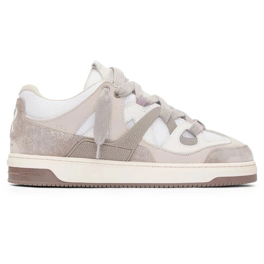 Represent Bully Panelled Canvas Washed Taupe Cashmere Sneakers