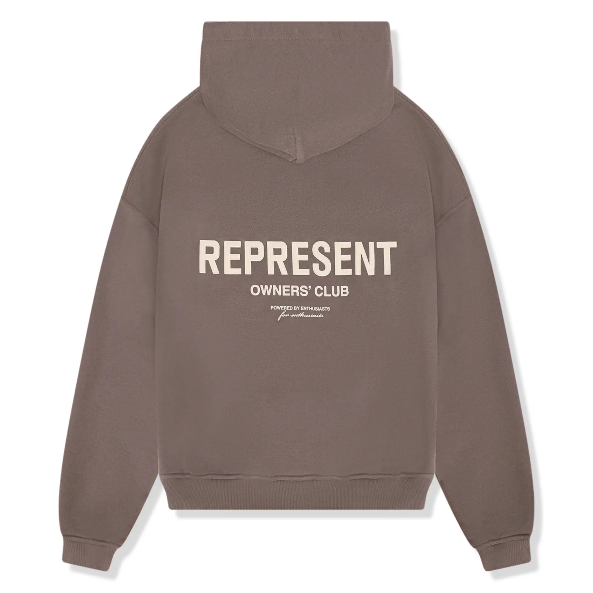 Back View of Represent Owners Club Fog Hoodie MH4004-292