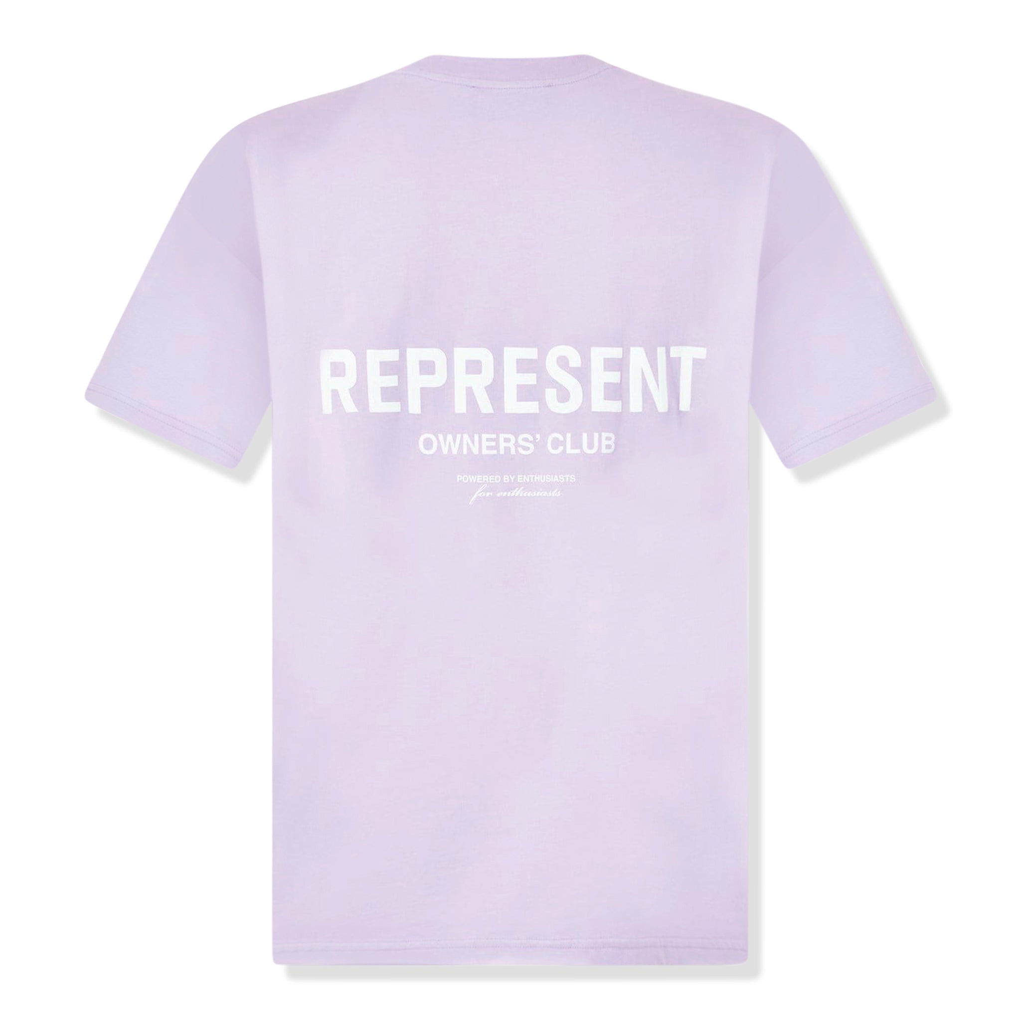 Back view of Represent Owners Club Lilac T Shirt M05149-138