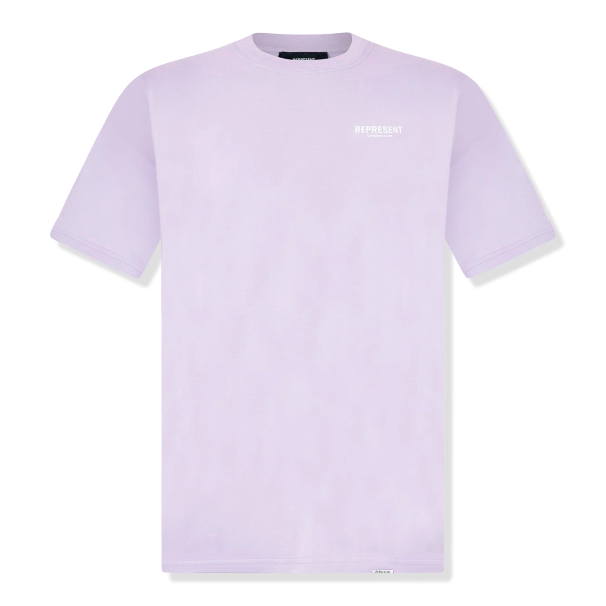 Front view of Represent Owners Club Lilac T Shirt M05149-138