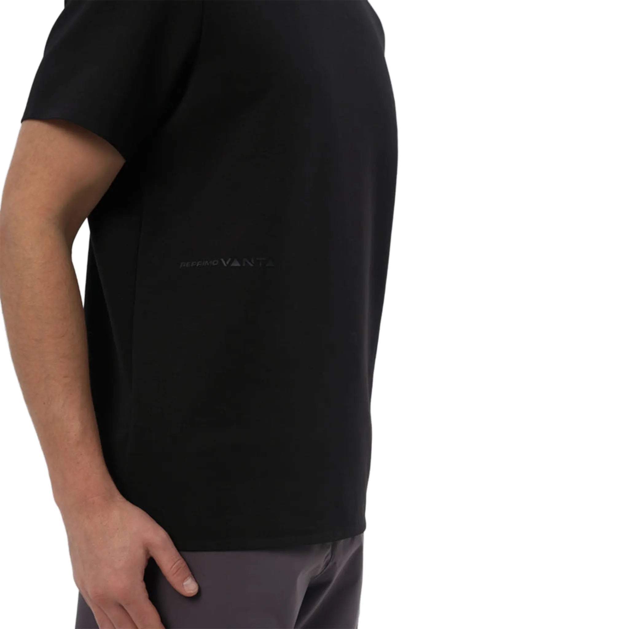 Detailed View of Reprimo Axion Tech Black T-Shirt
