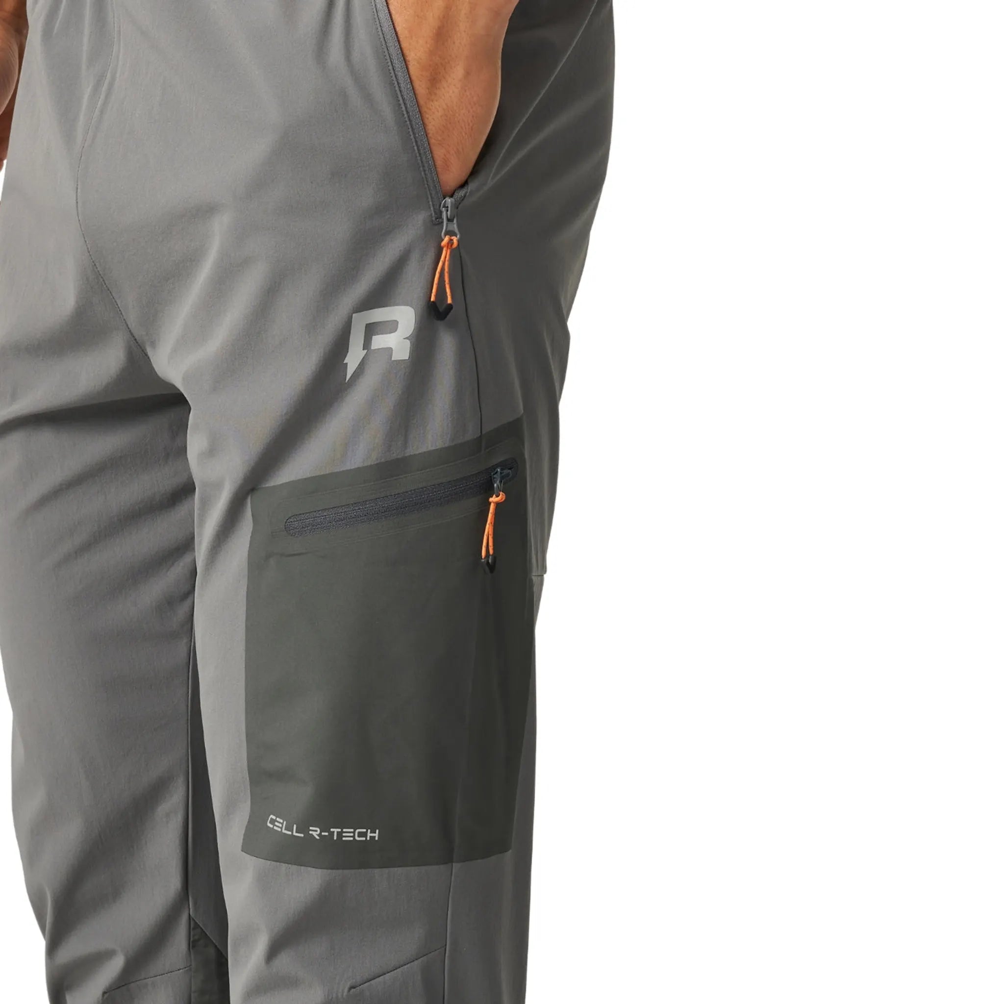 Detailed View of Reprimo Cell Charcoal Slate Track Pants REP254-249