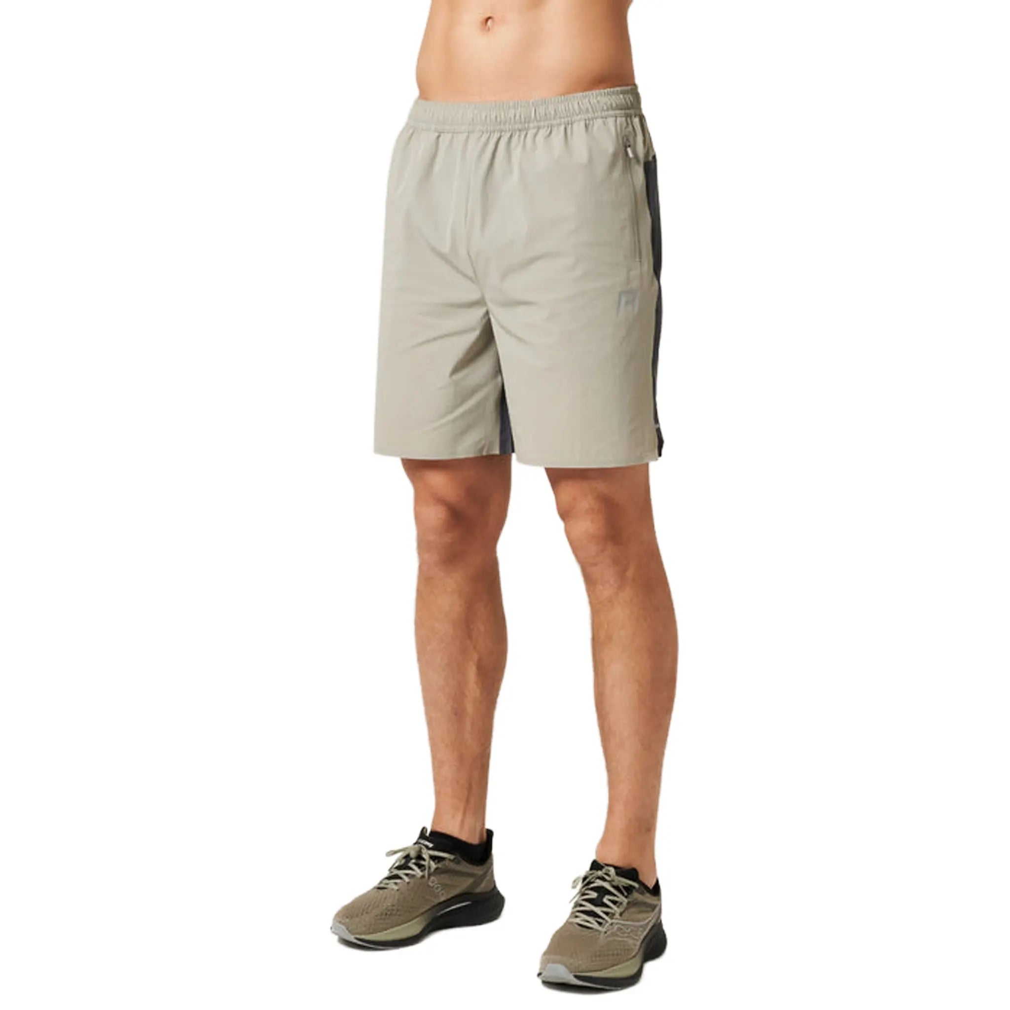 Front View of Reprimo Clima Sand Graphite Shorts