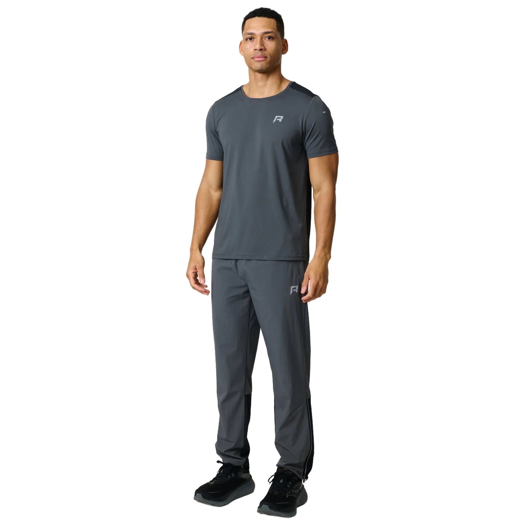 Front View of Reprimo Clima Slate Obsidian T-Shirt REP261-113