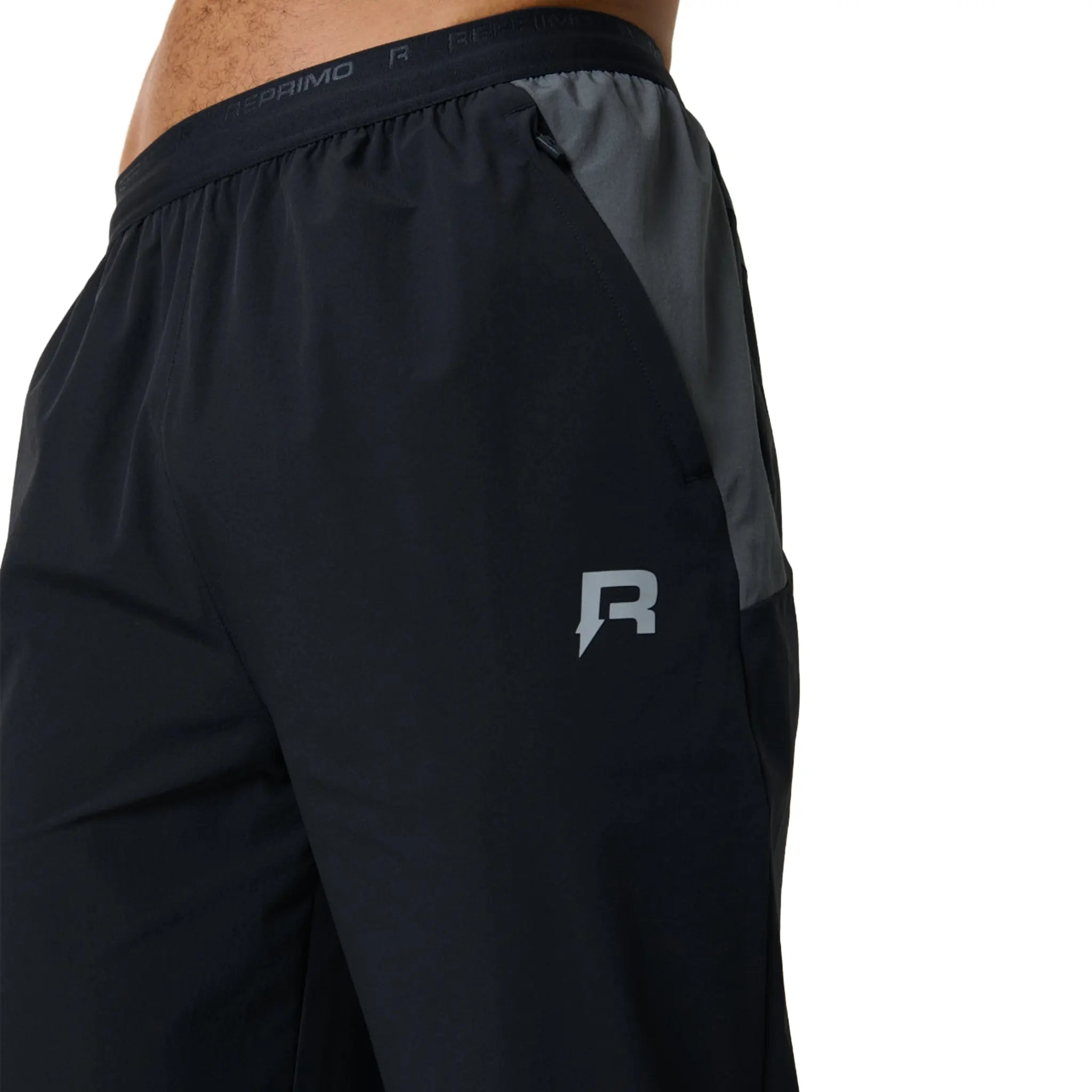 Detailed View of Reprimo Flight Slate Obsidian Track Pants REP261-023