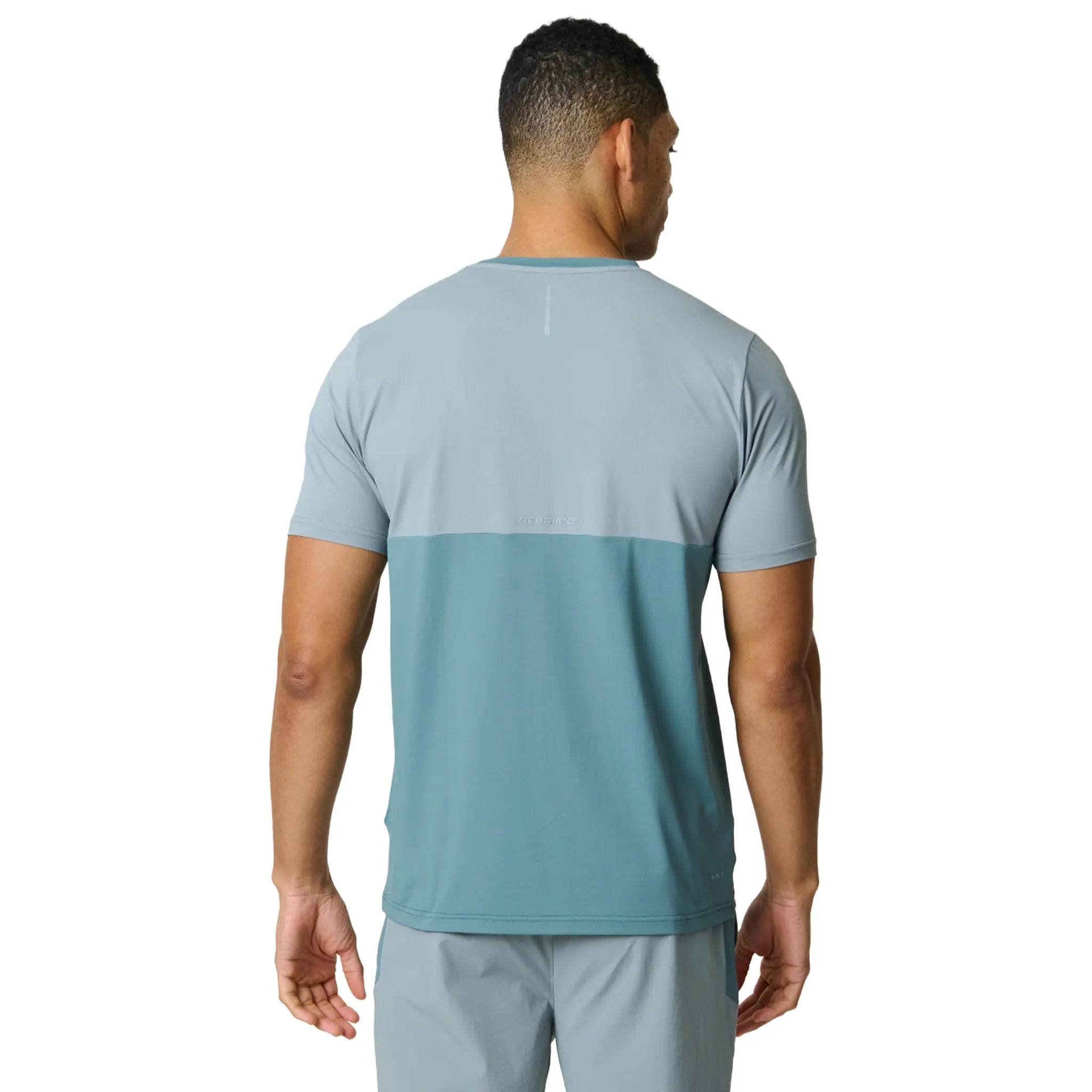 Back View of Reprimo Flight Tide Marble T-Shirt REP261-031