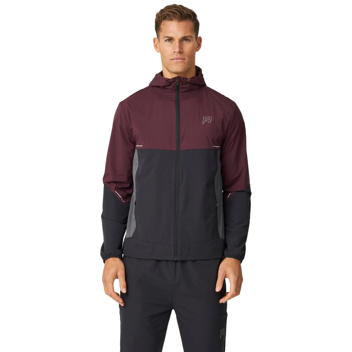 Reprimo Impact Burgundy Obsidian Windbreaker | REP254-282-S