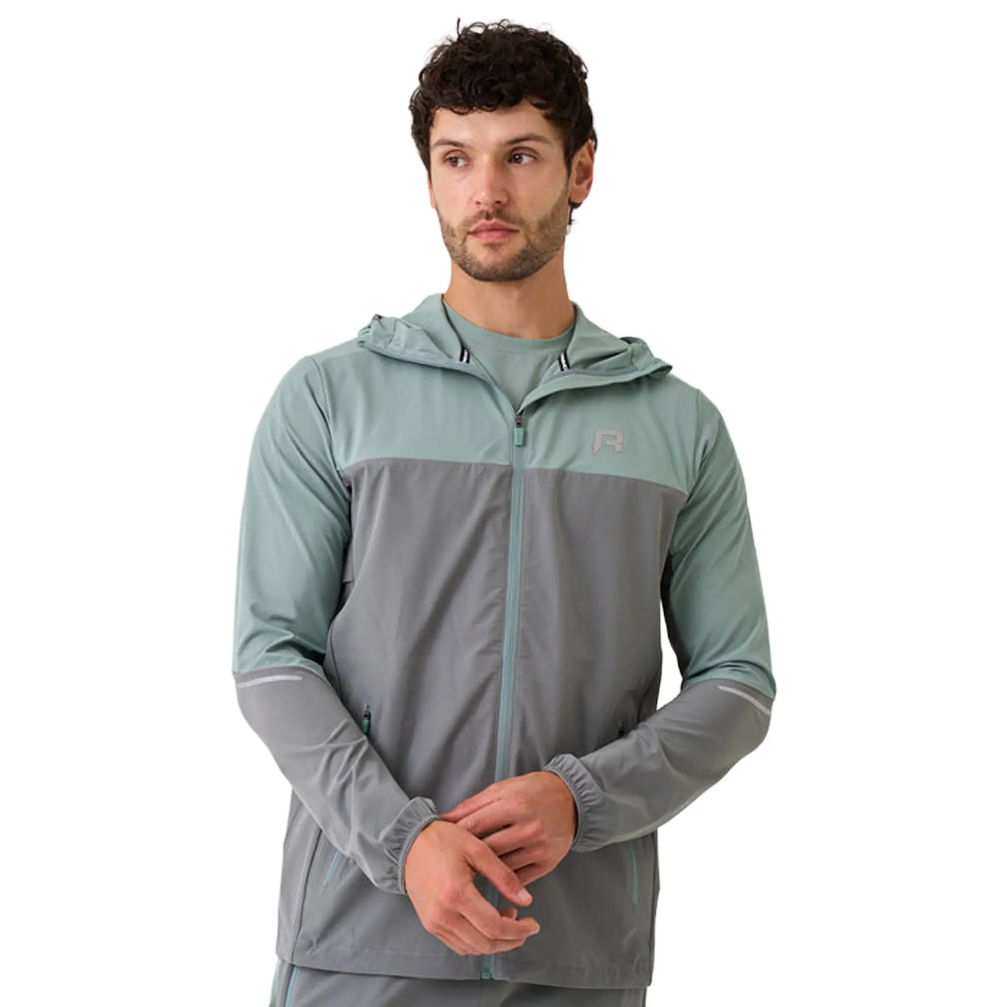 Model view of Reprimo Nova Bottle Green Light Jacket