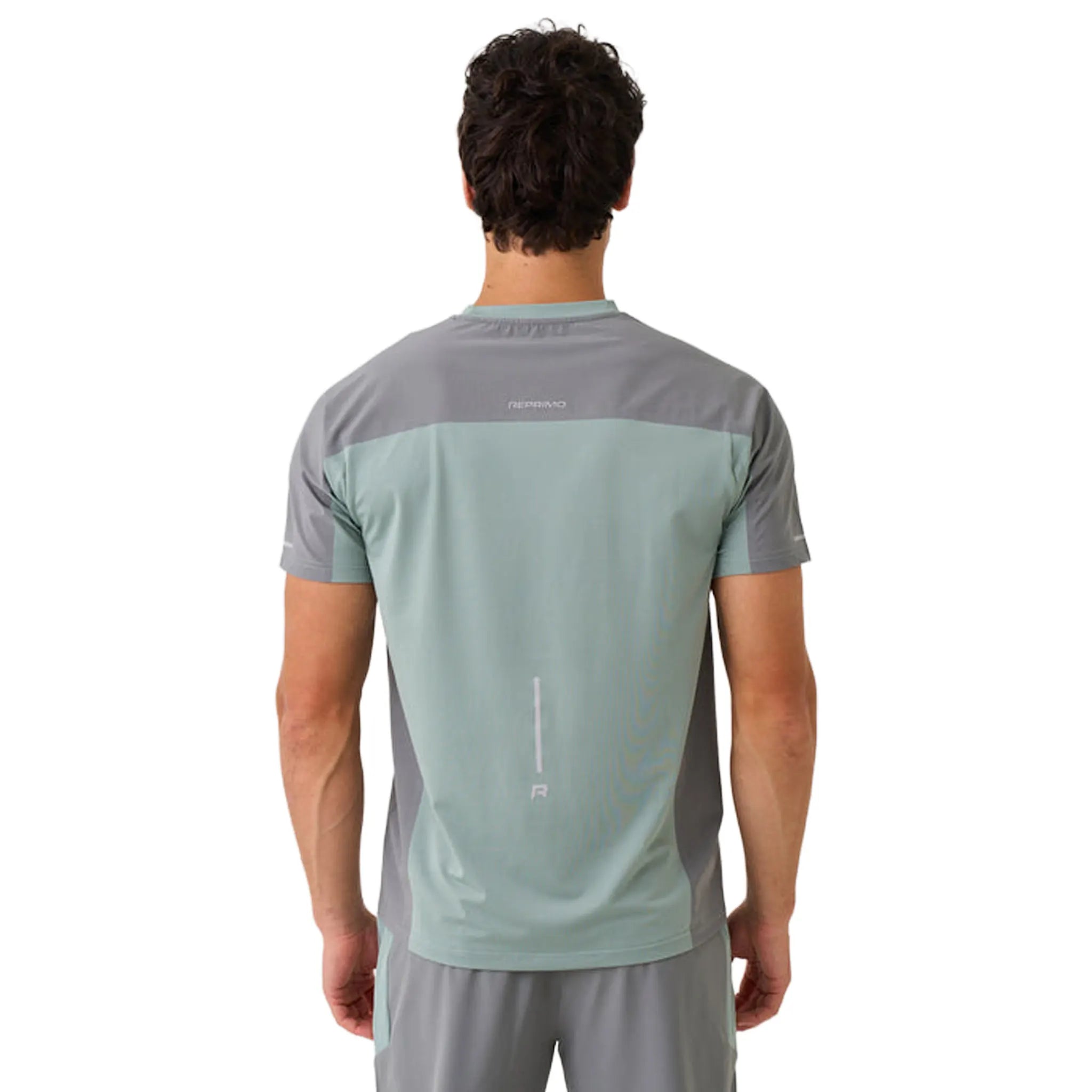 Back view of Reprimo Nova Bottle Green T-Shirt