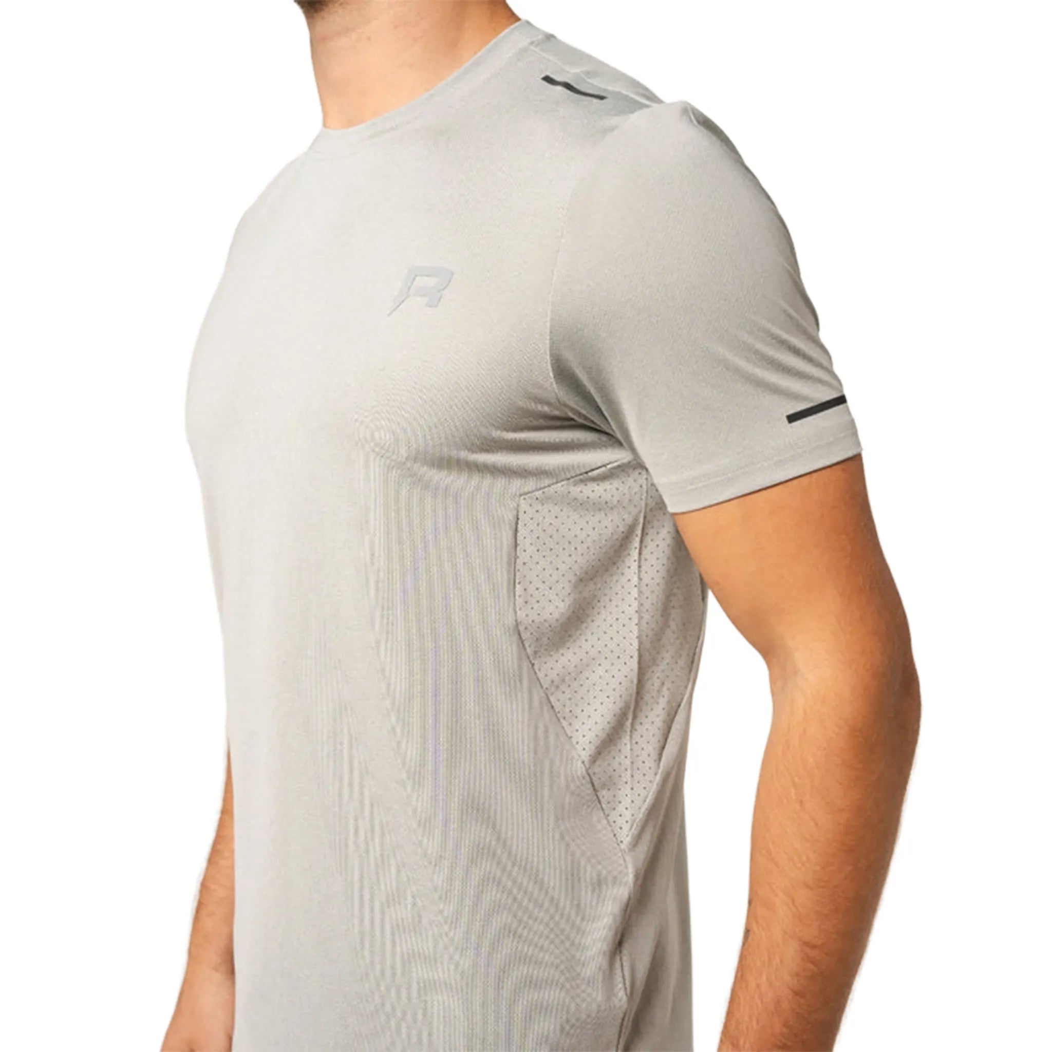 Front Side View of Reprimo Xcelerate Greylight T-Shirt