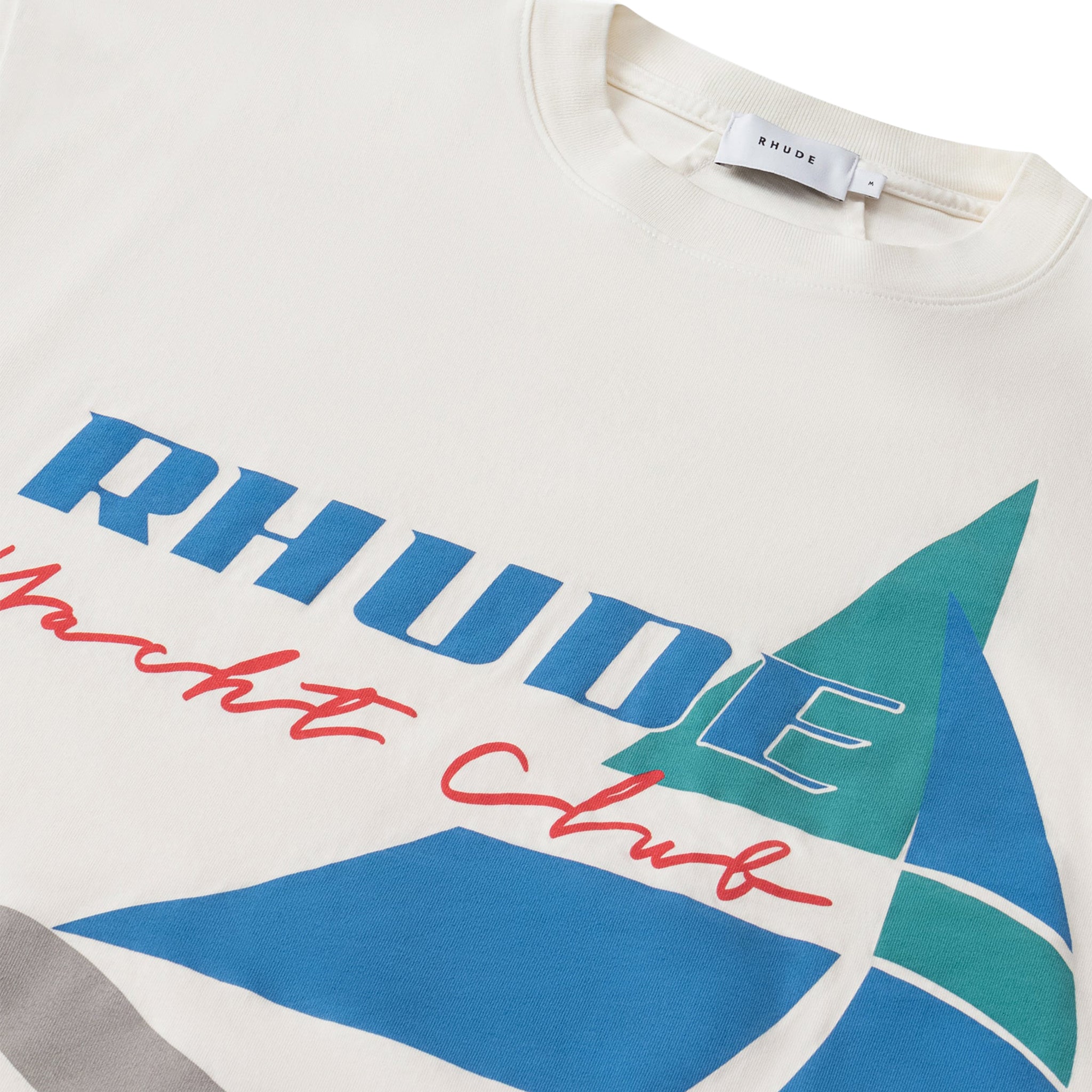 Preloved - Rhude Yacht Club Vintage White T Shirt